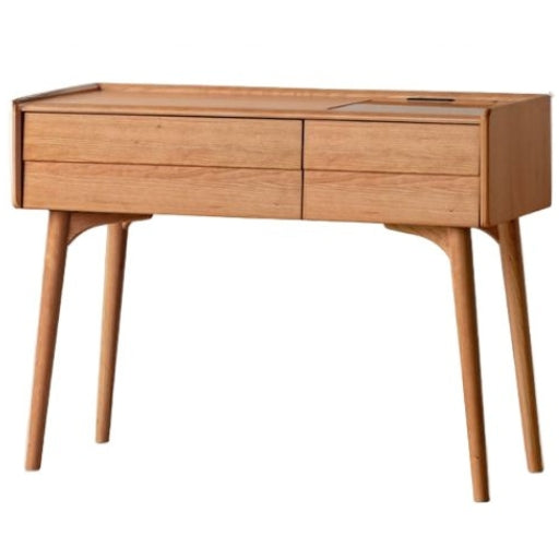 Cherry Solid Wood Retro Style Dressing Table