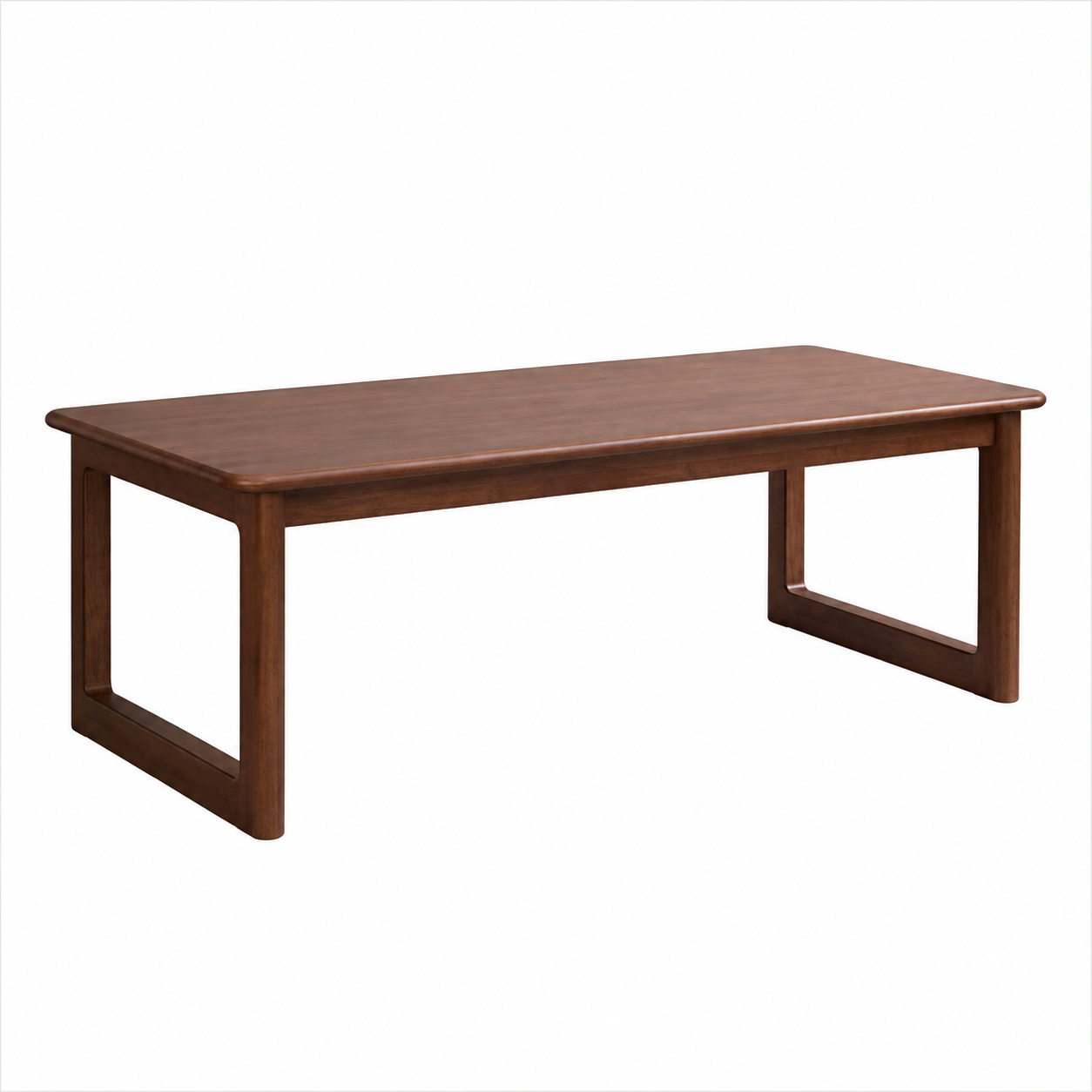 Rubberwood Solid Wood Tea Table Japanese Floor Table, Tatami Coffee Table