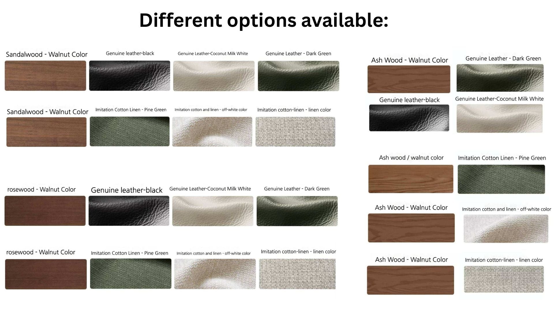 Sandalwood, Rosewood, Ash Solid Wood Genuine Leather, fabric High-Back Sofa