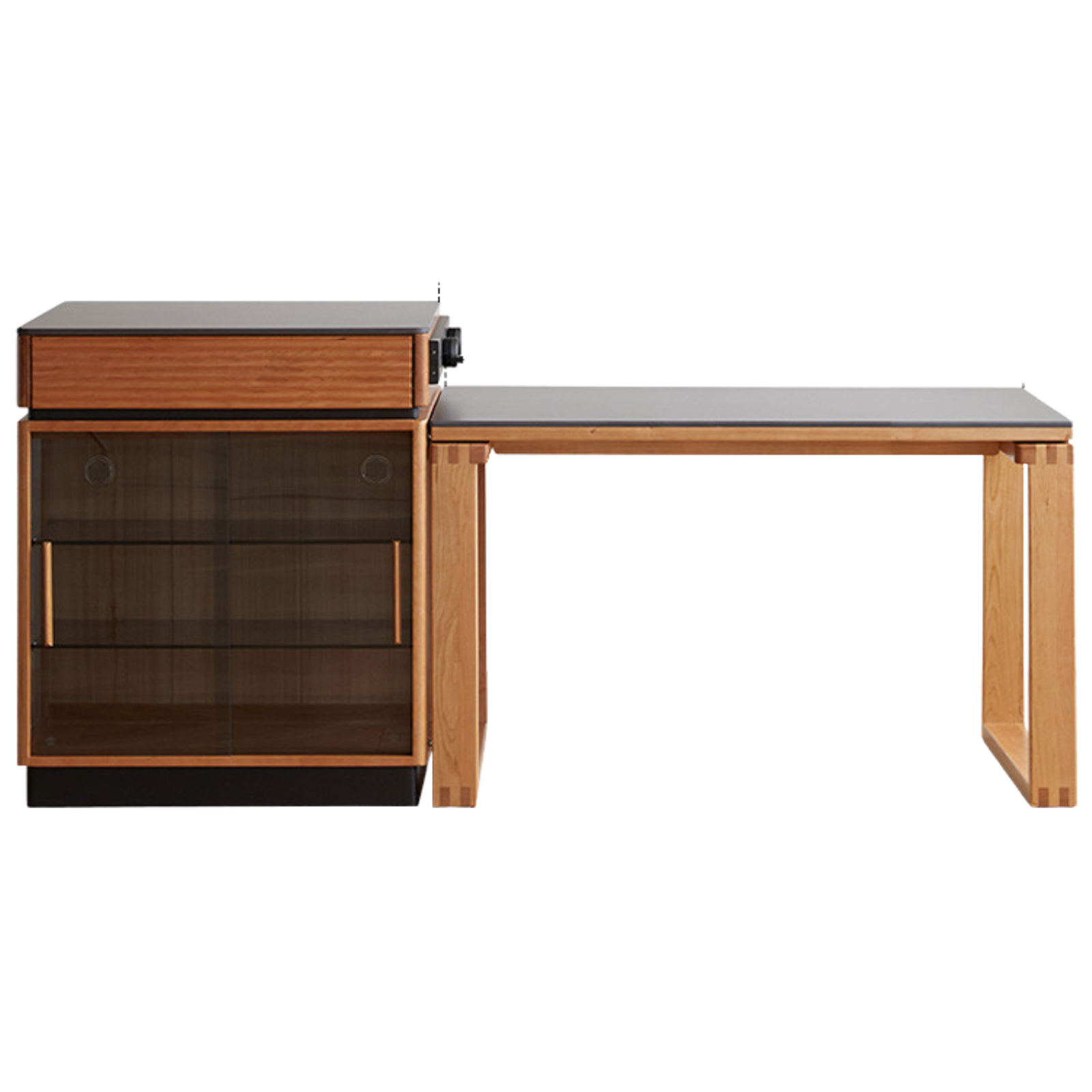 Cherry Solid Wood Retro Island Table