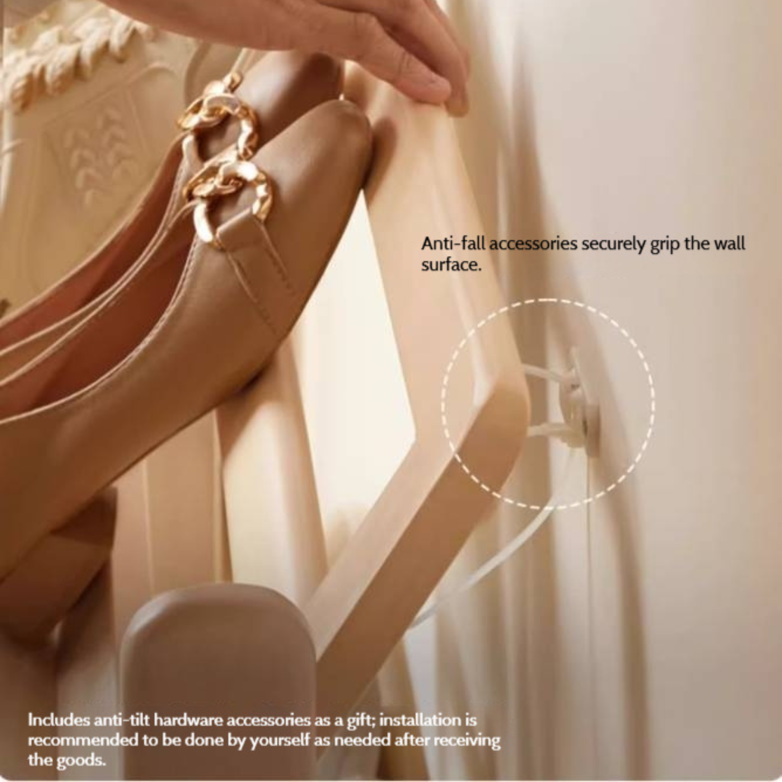 Birch, Beech Solid Wood Multi Layer Ultra Thin Shoe Racks