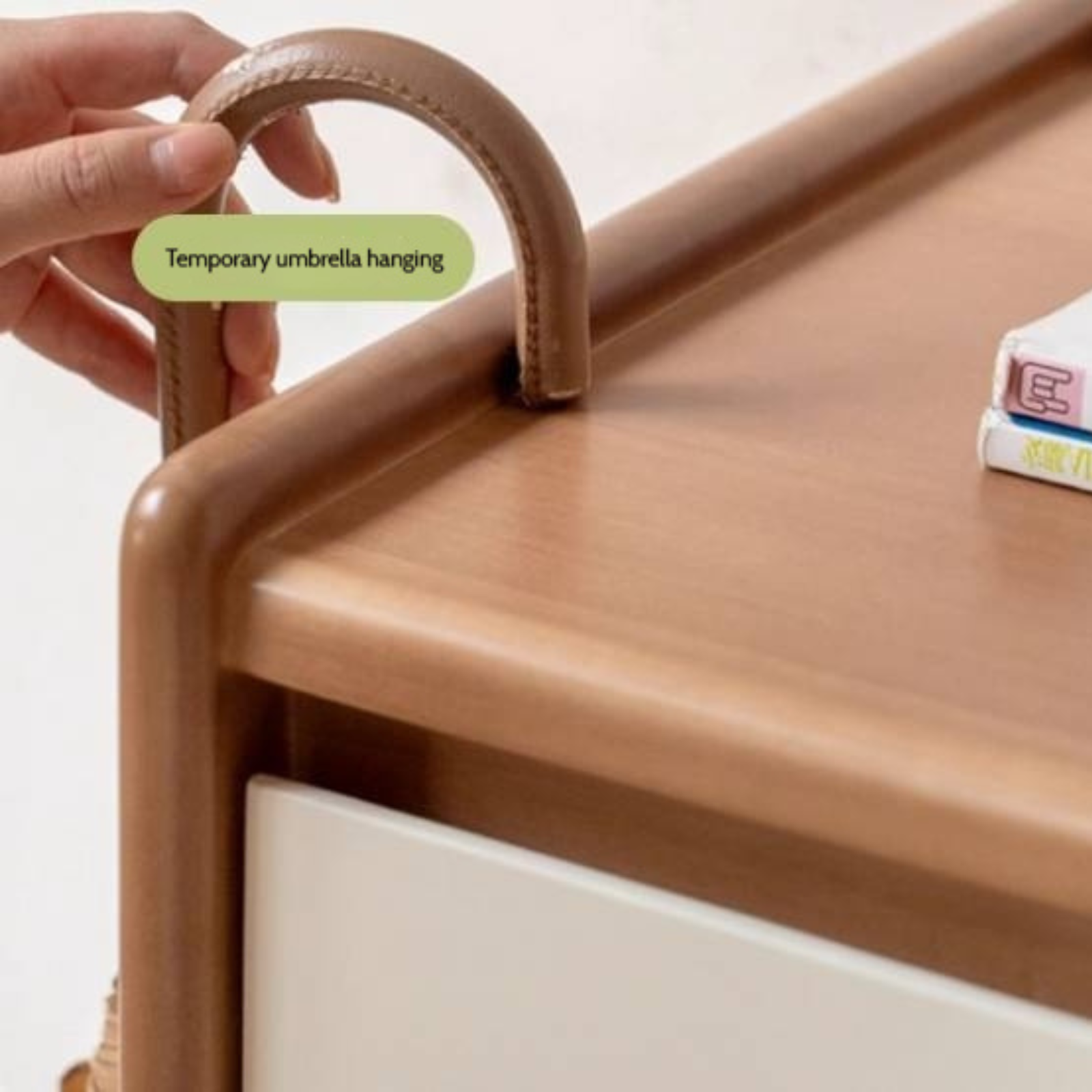 Solid Rubber Wood, Poplar Solid Wood Shoe Cabinet