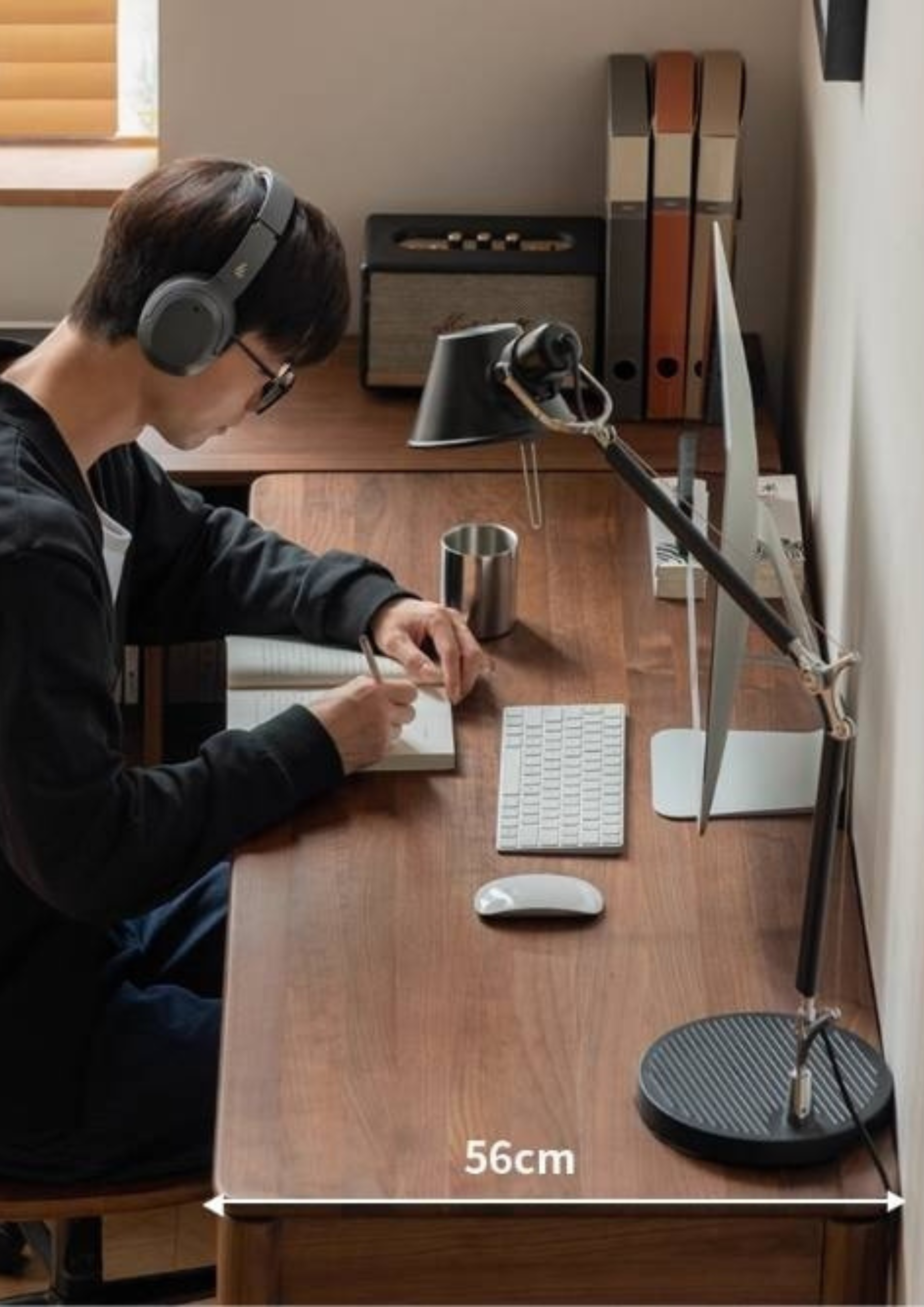 Black Walnut Solid Wood Luxury Office Desk