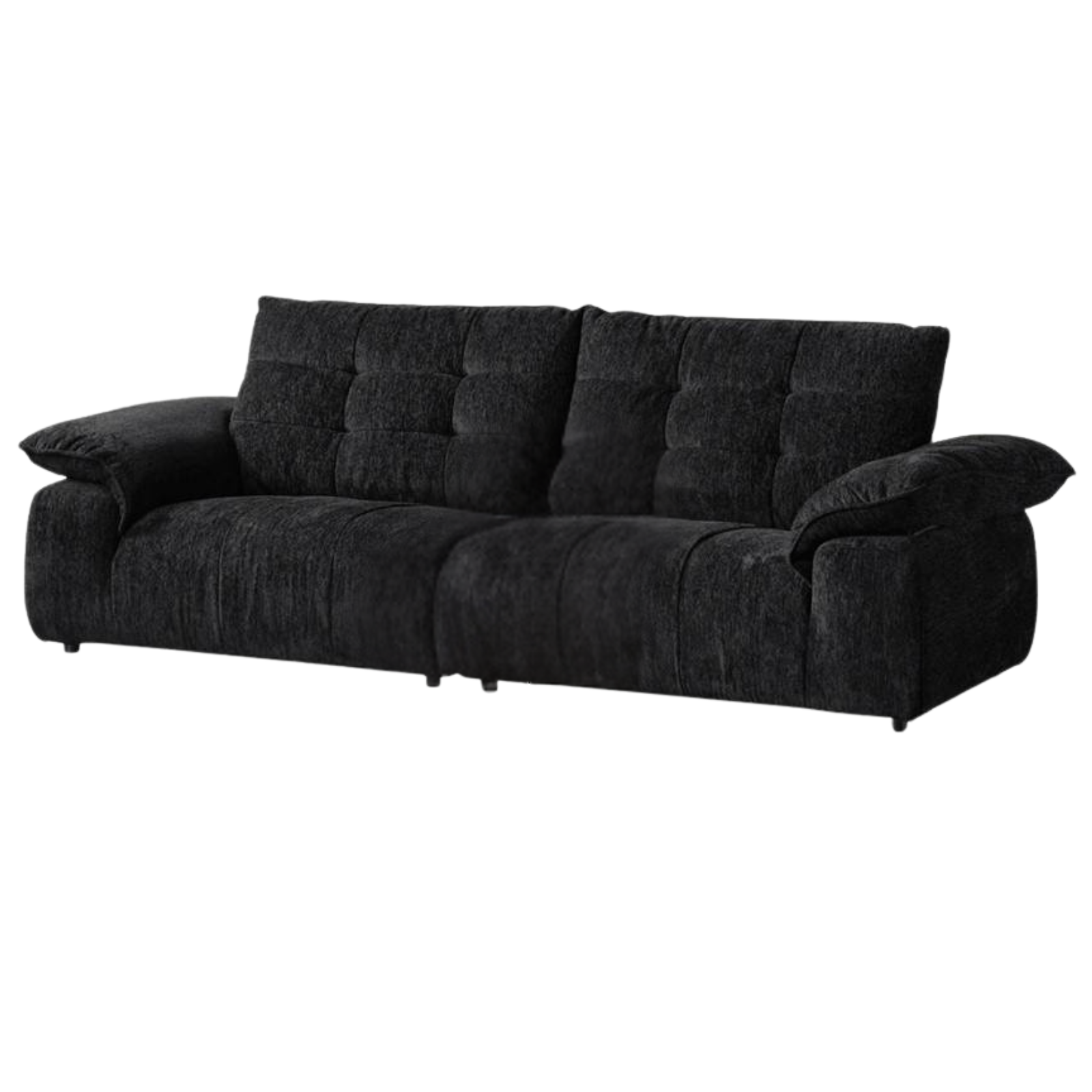 Modern Chenille Fabric Sofa,  Couch with Removable and Washable Covers