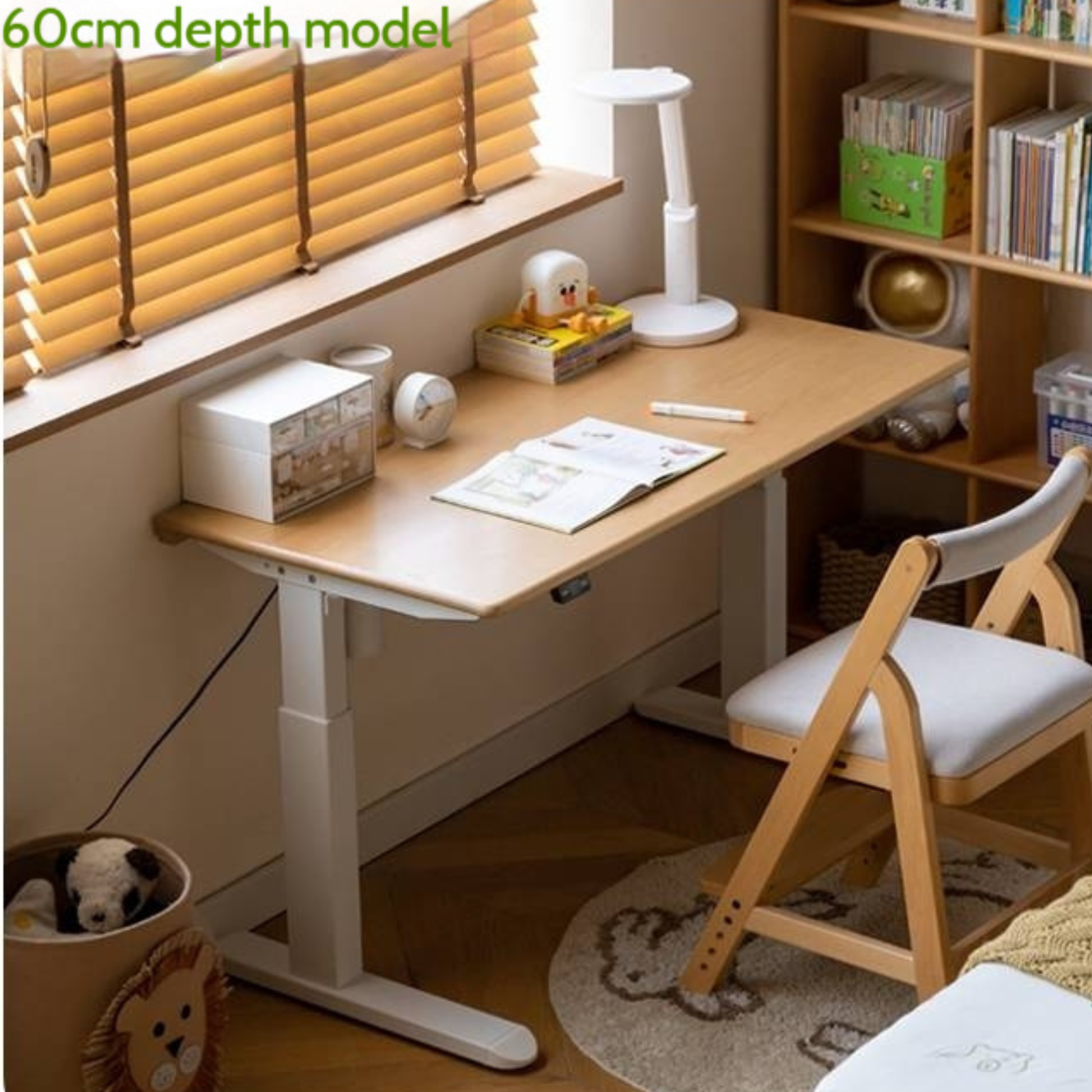 Beech Solid Wood Children's Electric Learning Desk