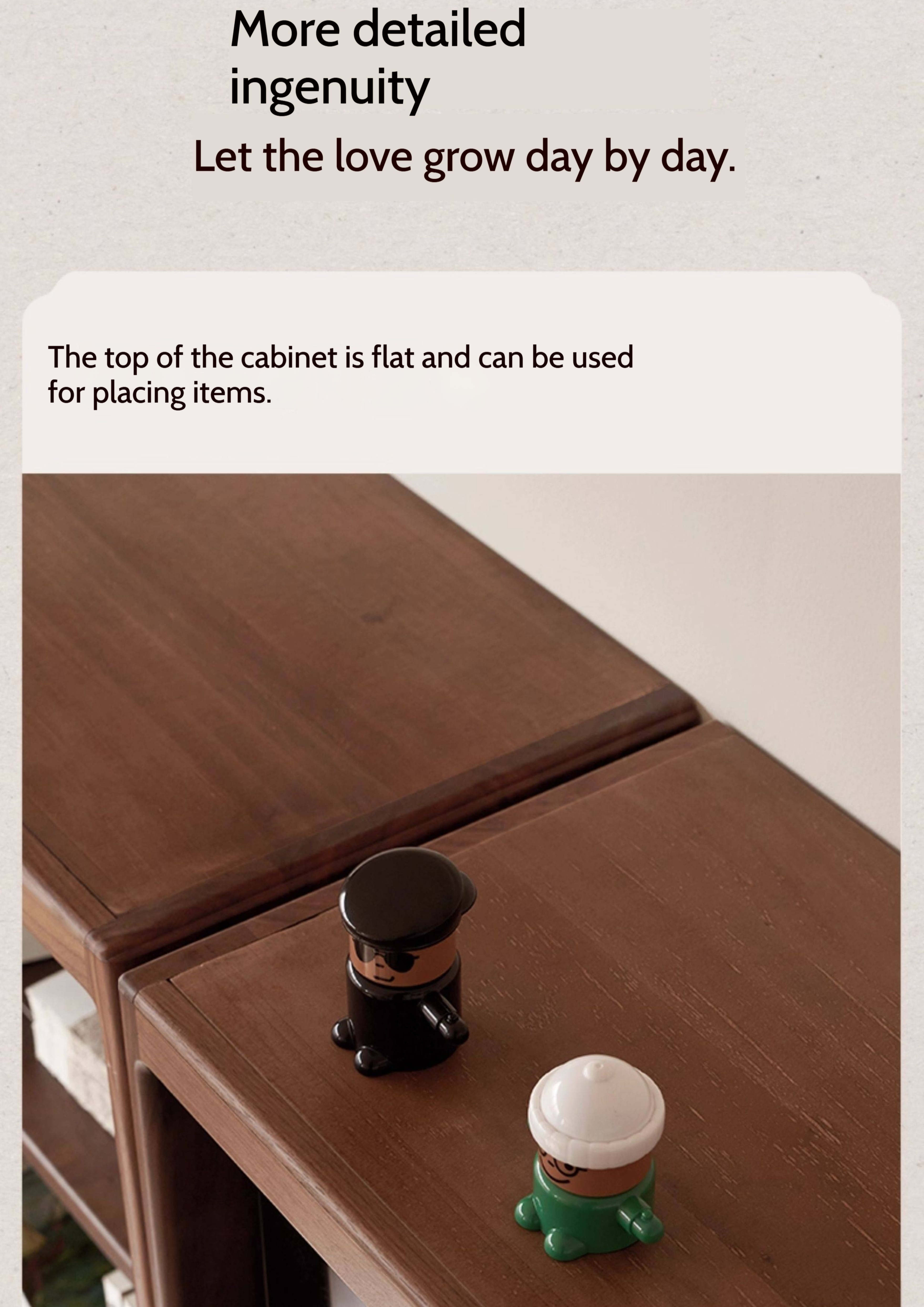 Ash Solid Wood Wall Combination Bookshelf