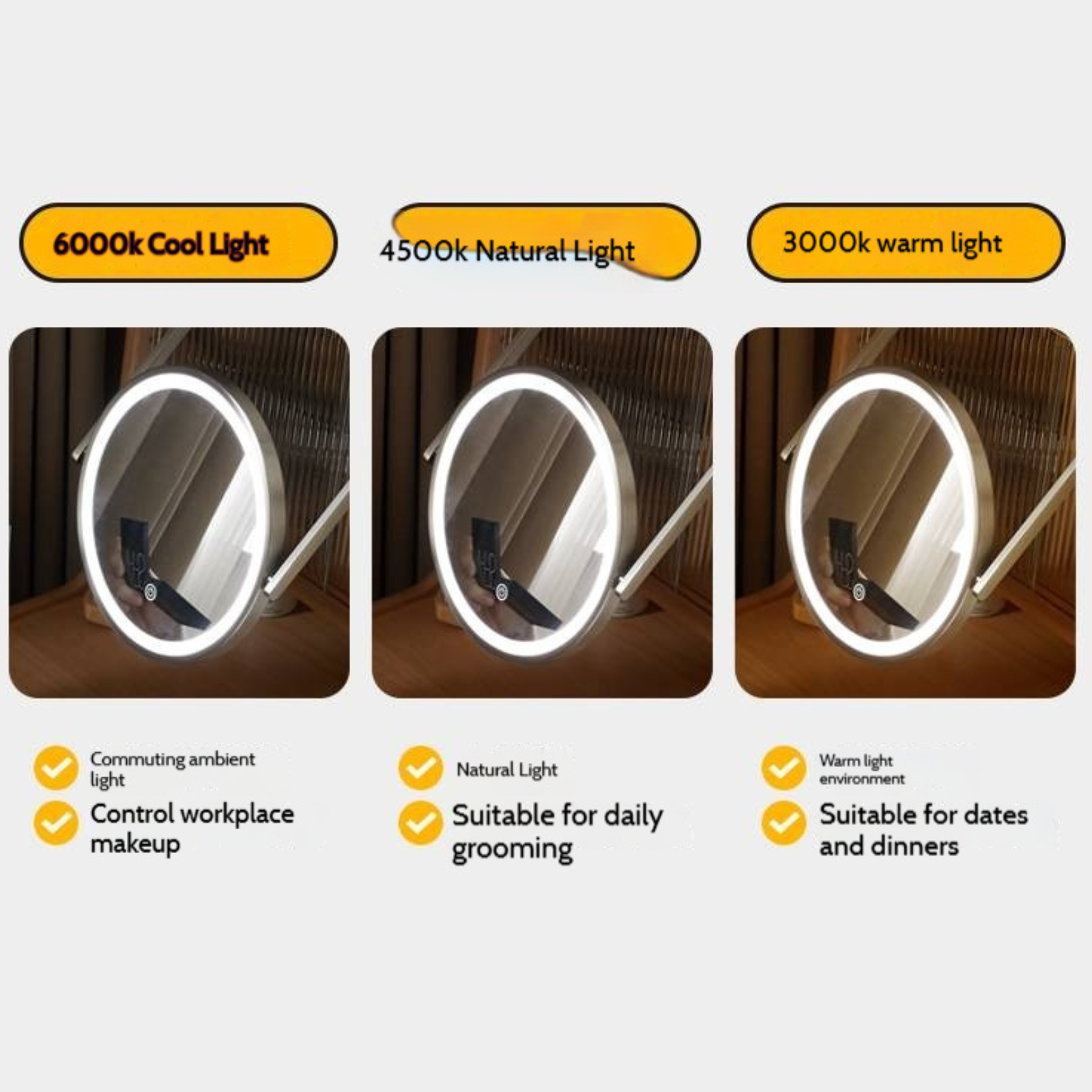 Beech Solid Wood Multifunctional Dressing Table Makeup