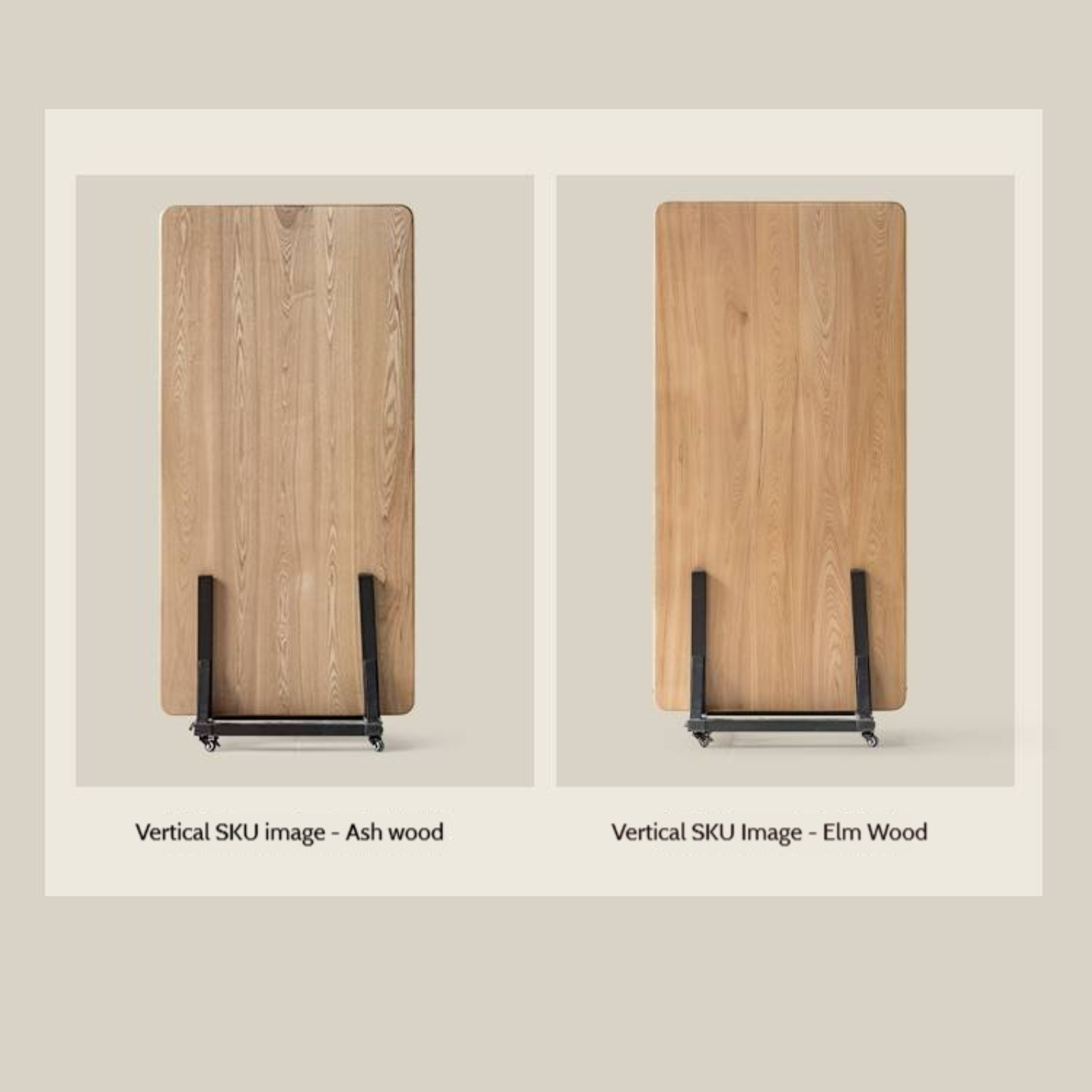 Ash, Oak, Elm Solid Wood Wabi Sabi Style Dining Table