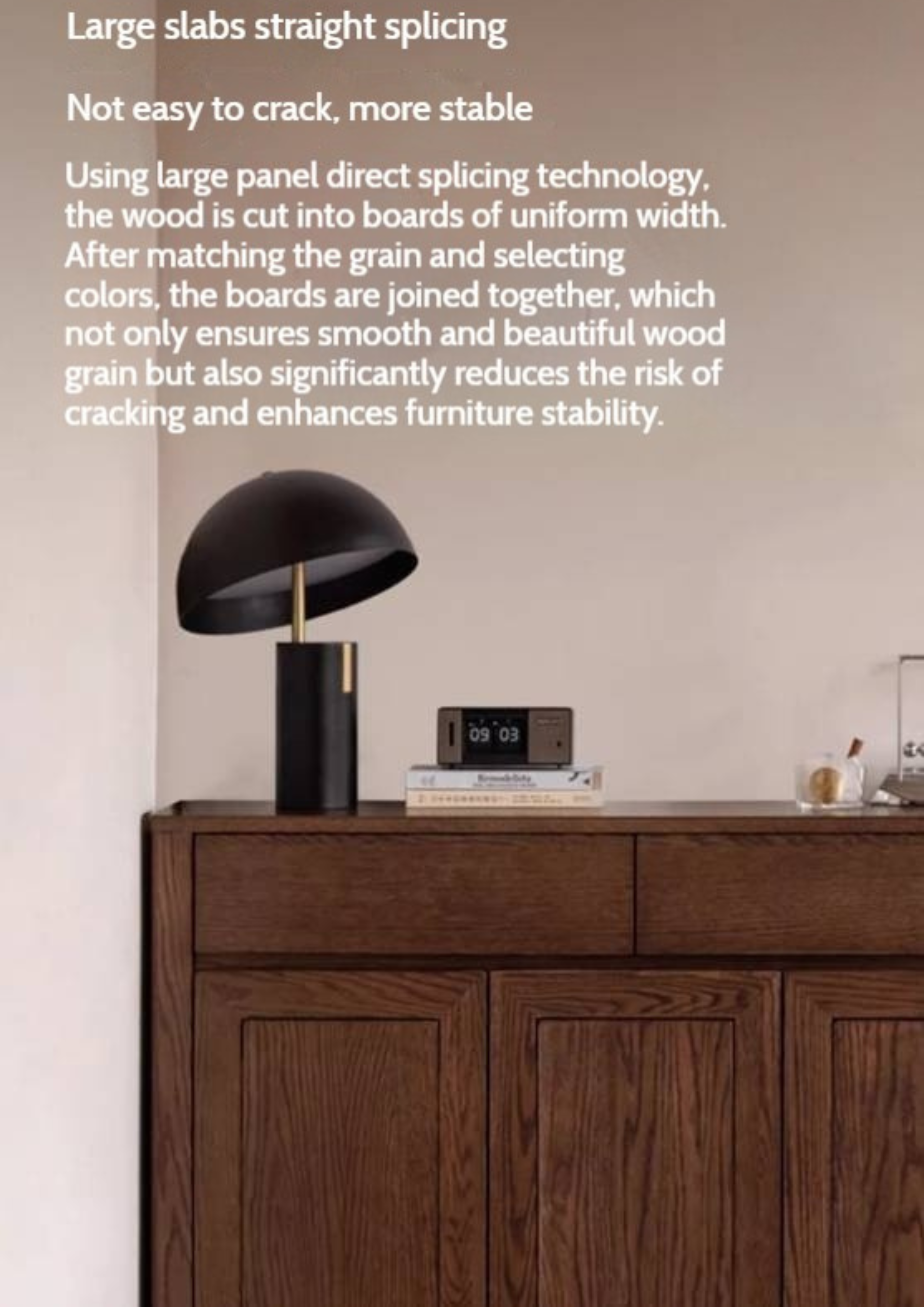 Ash Solid Wood Large Capacity Shoe Cabinet