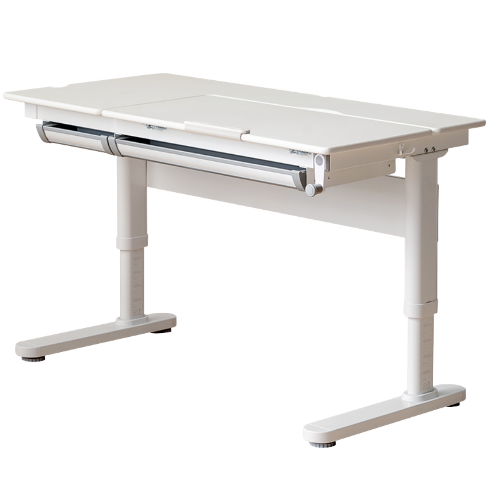 Solid Rubberwood Cream Style Children's Learning Desk