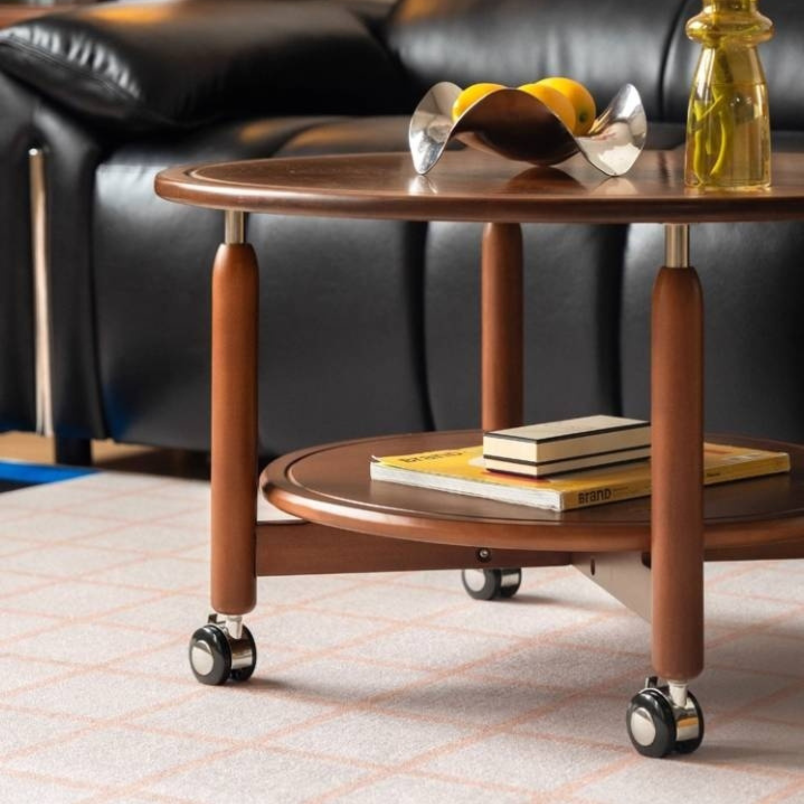 Poplar Solid Wood Antique Style Coffee Table