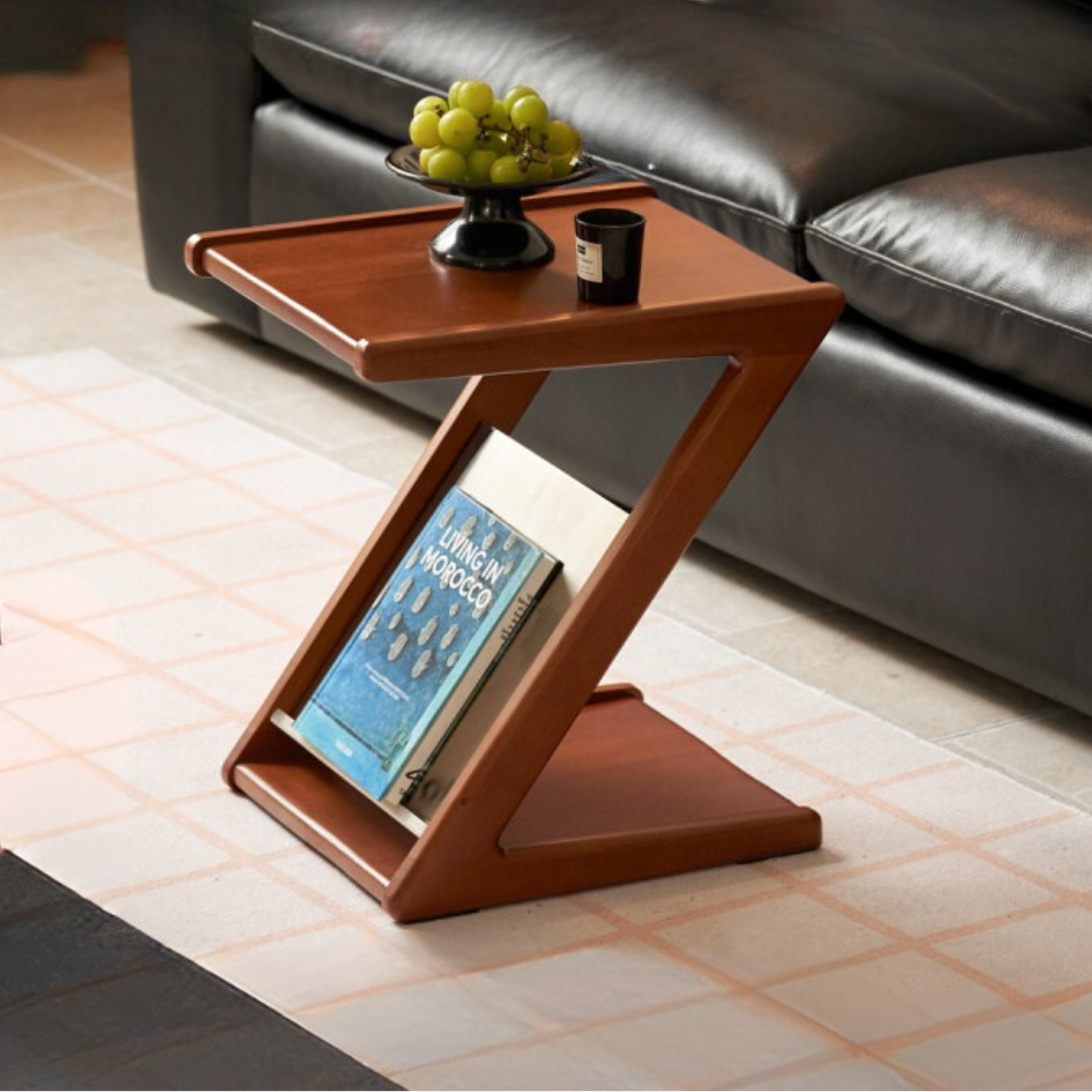 Poplar Solid Wood Bauhaus Style Side Table