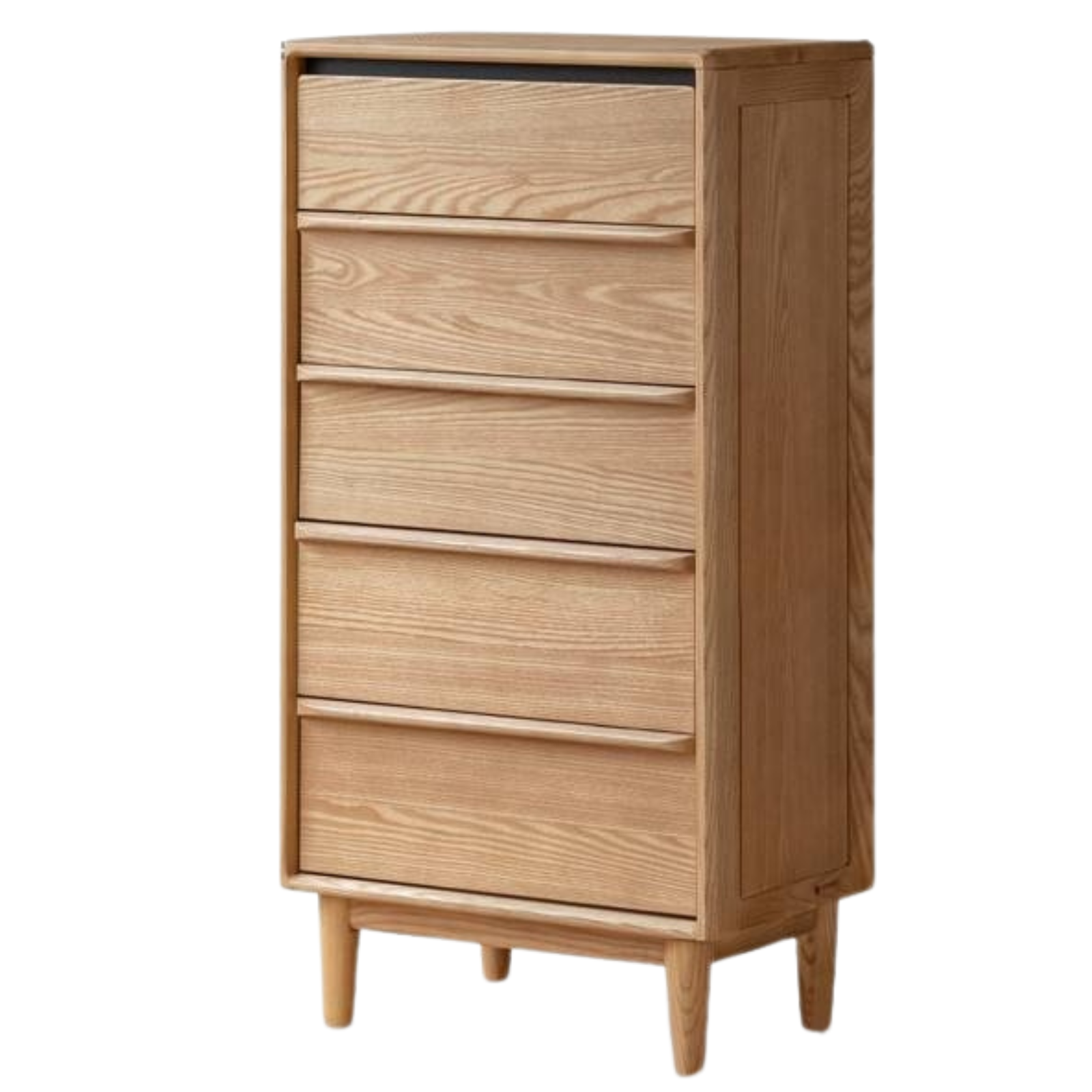 Ash Solid Wood Storage Drawer Cabinet