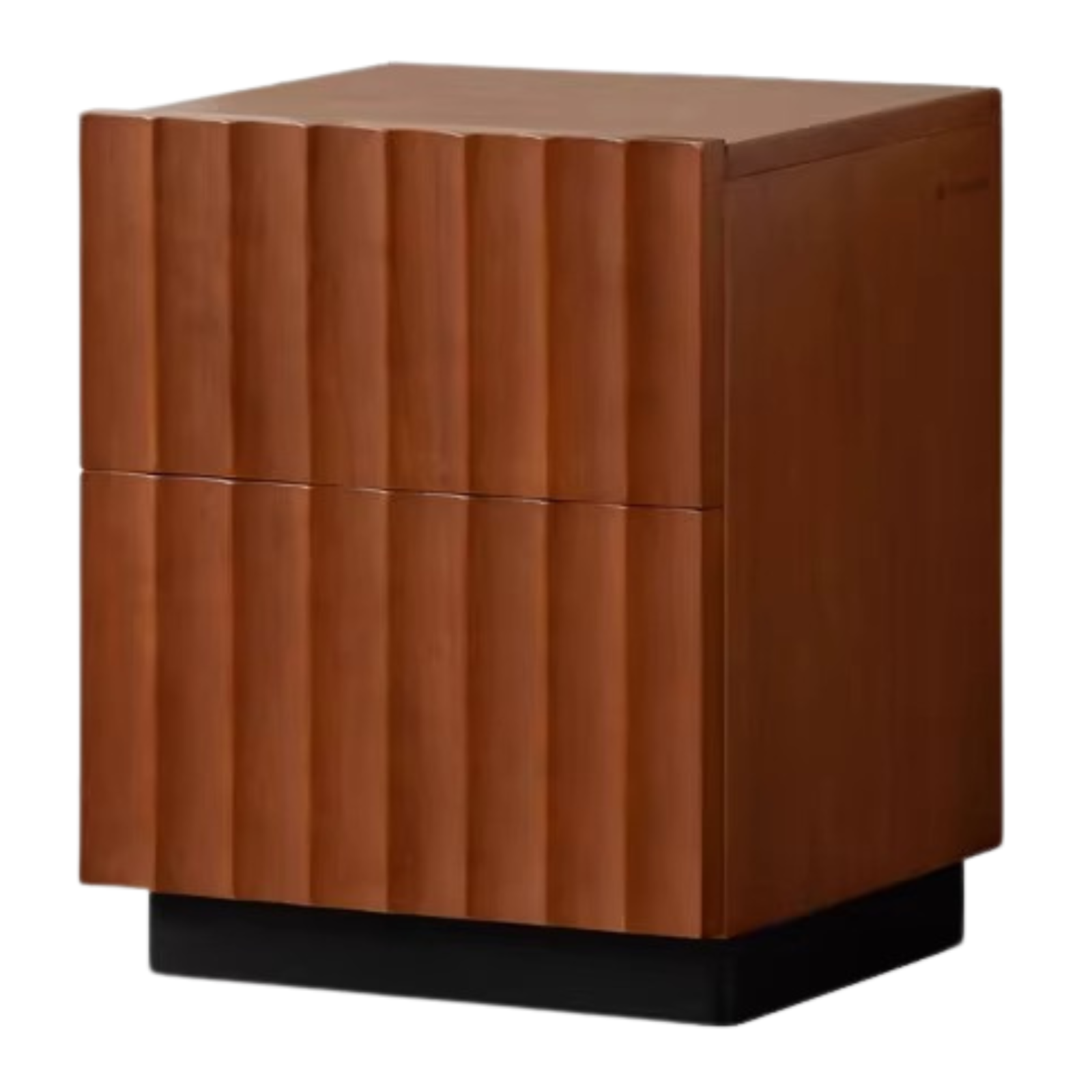 Black Walnut, Poplar Solid Wood Light Luxury Nightstand