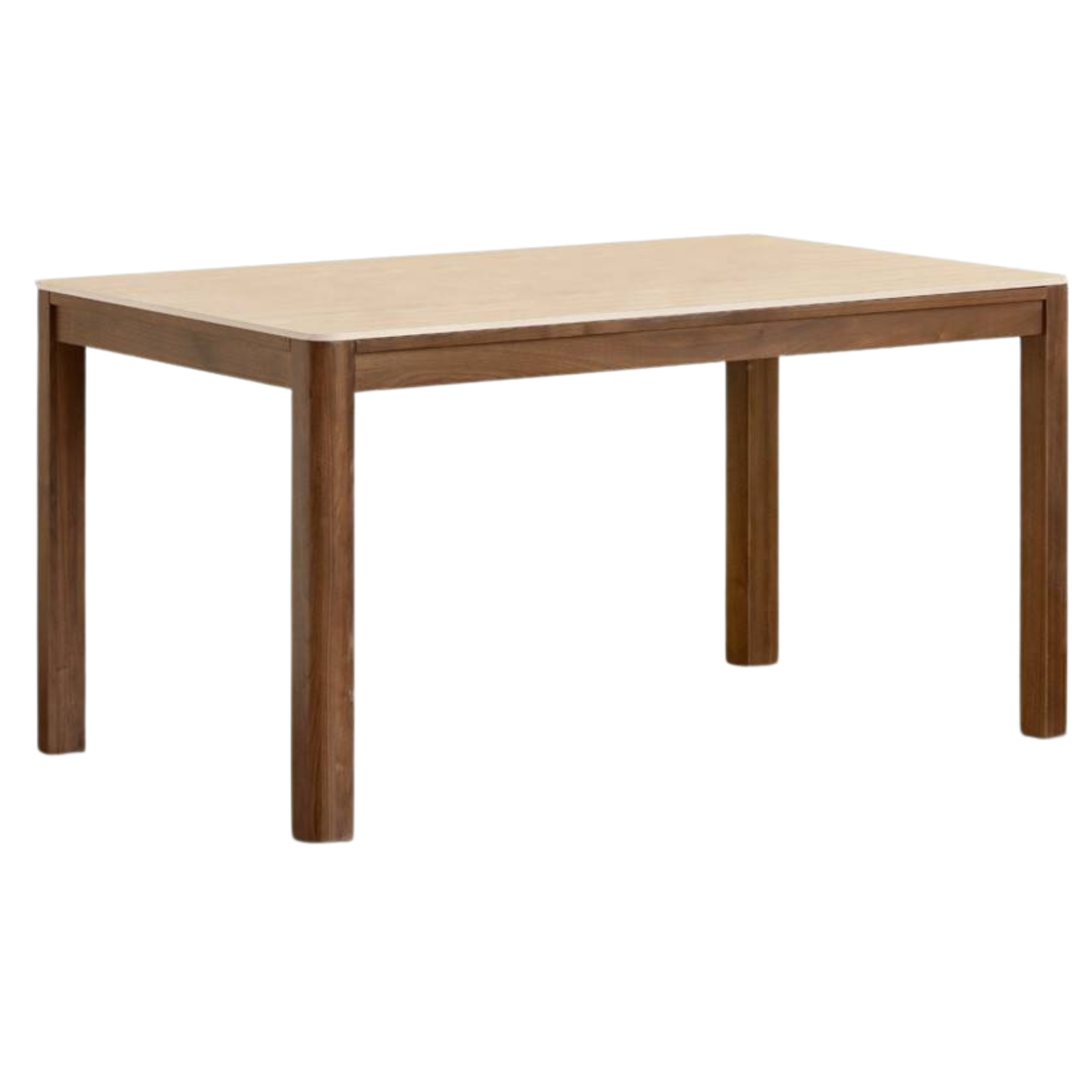 Black Walnut Solid Wood Light Luxury Style Rock Plate Dining Table