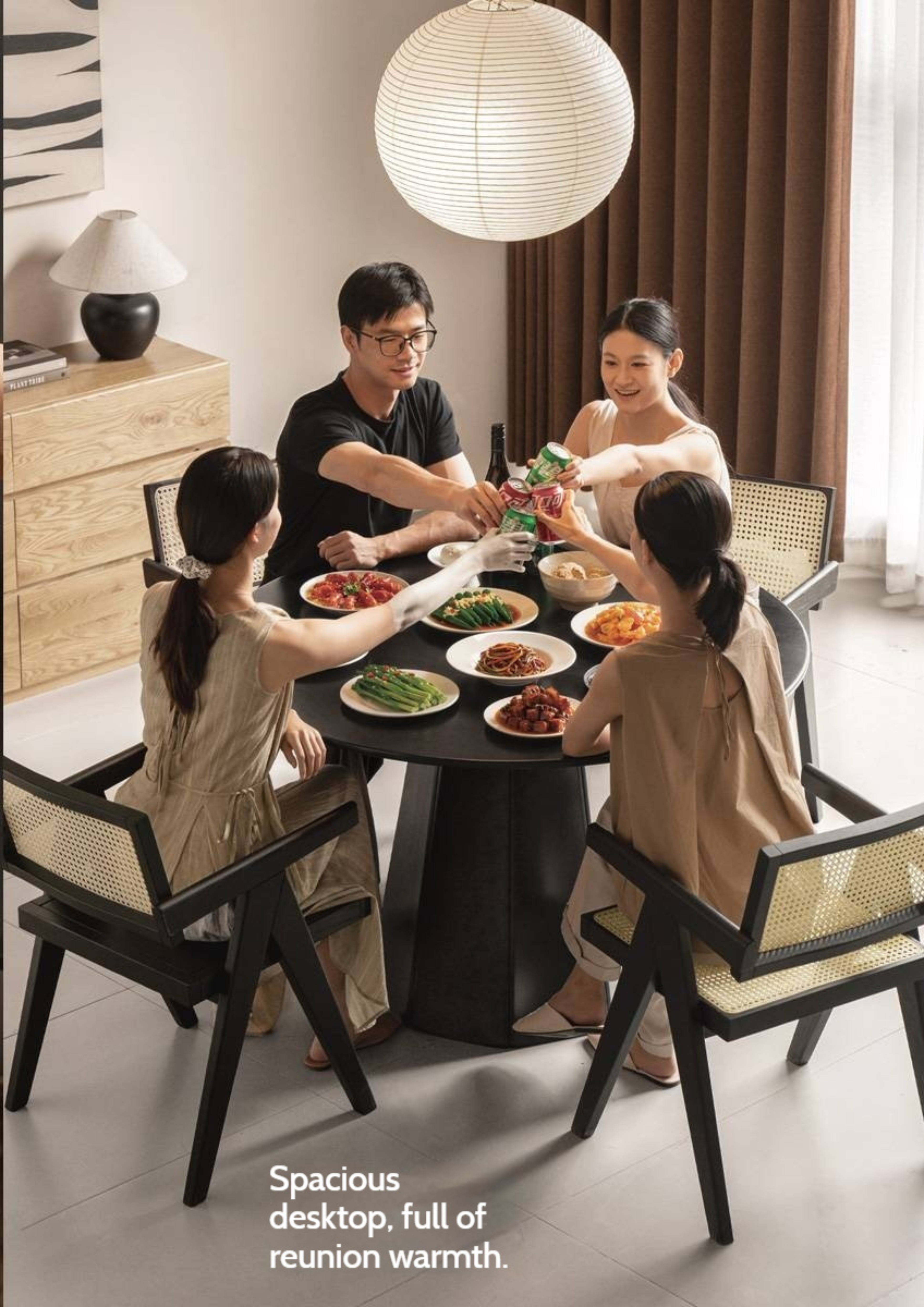 Ash Solid Wood Modern Minimalist Style Dining Table