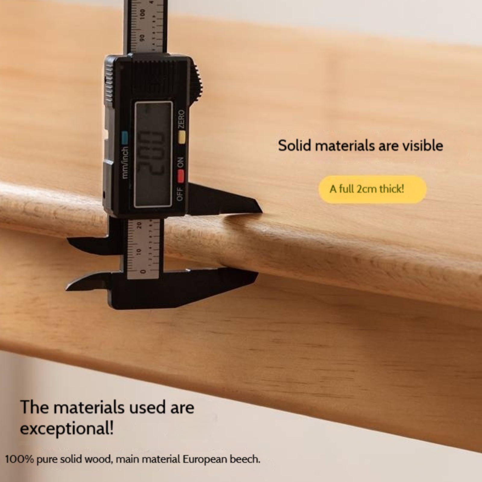 Beech Solid Wood Children's Study Table