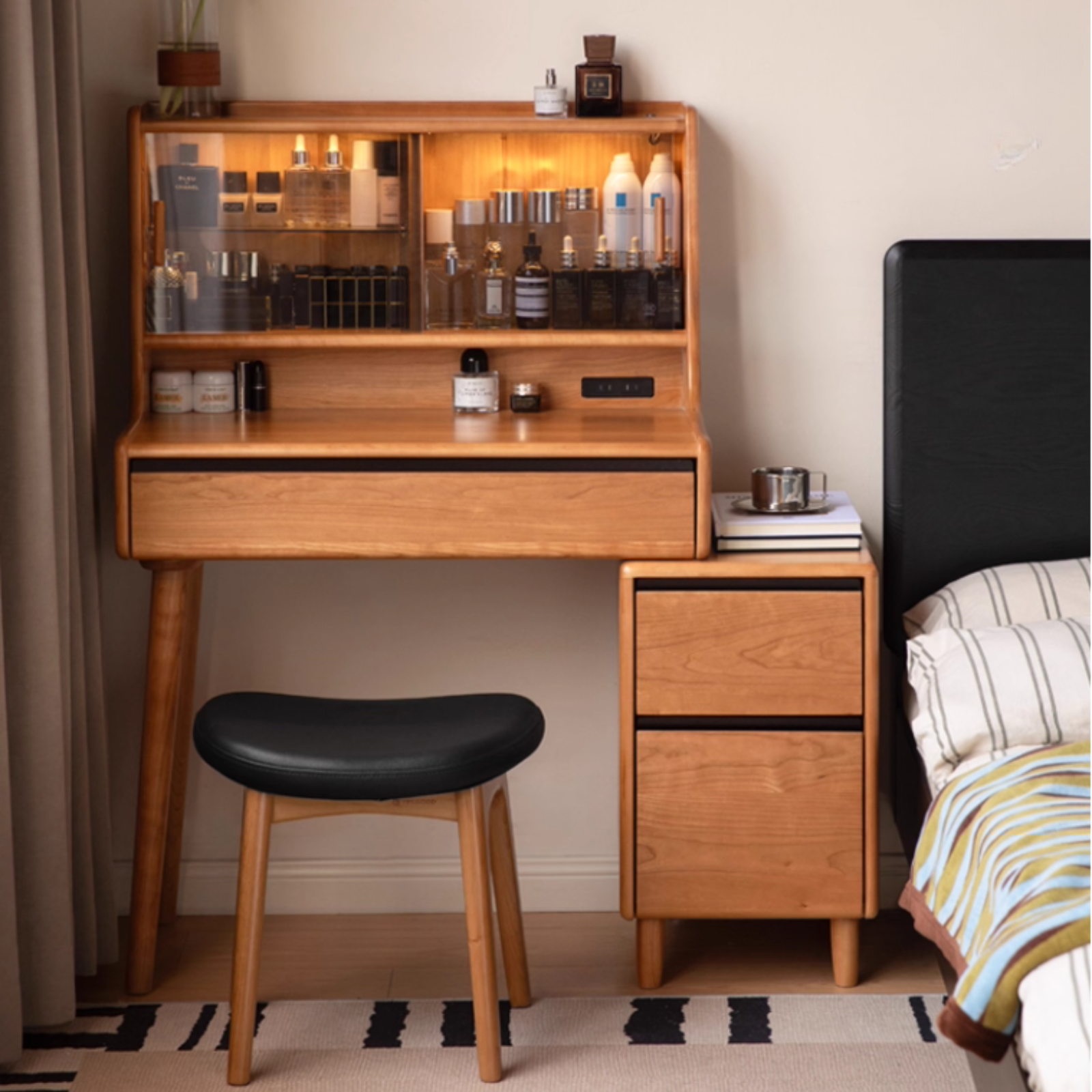 Cherry Solid Wood Dressing Table