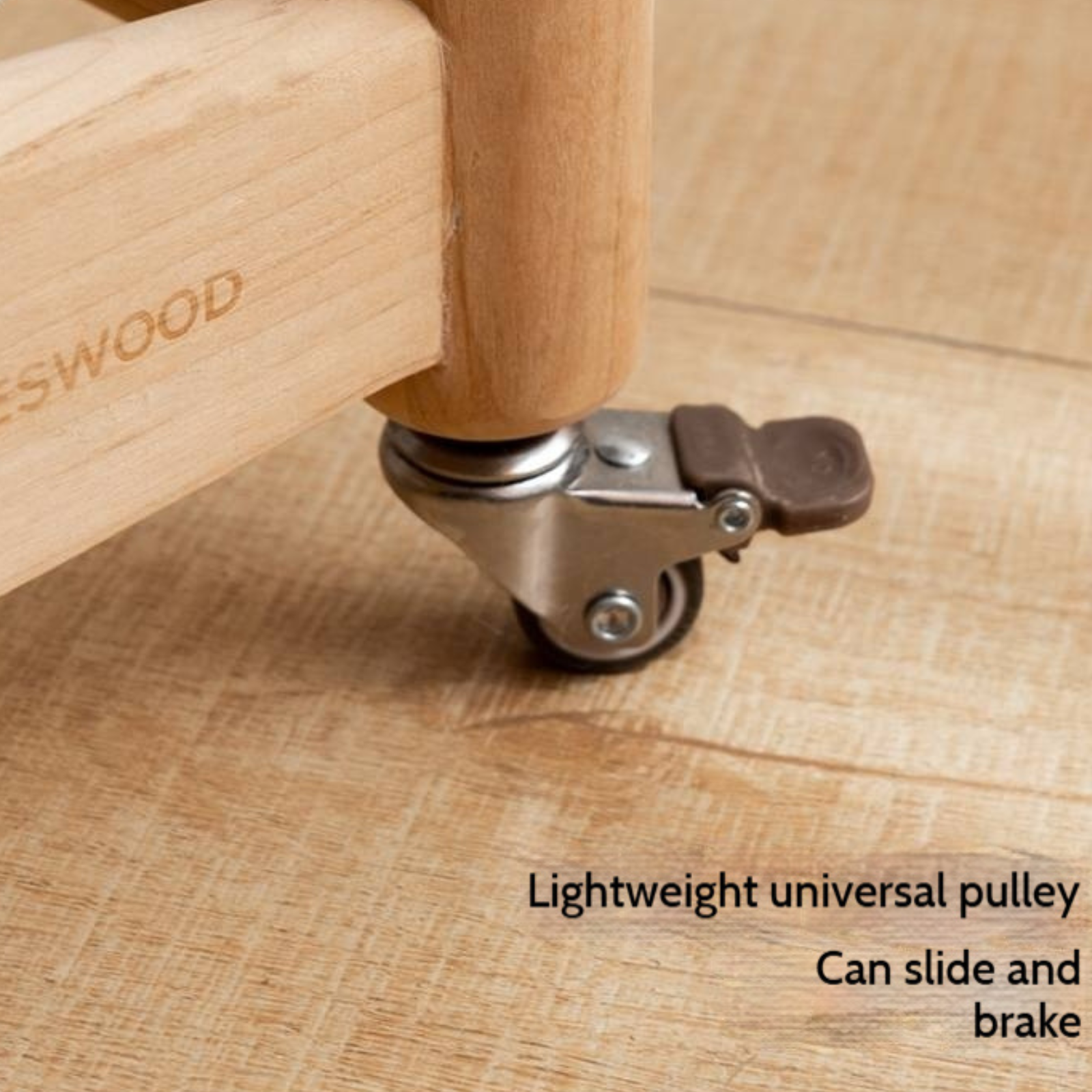 Poplar Solid Wood Movable Children's Bookshelf