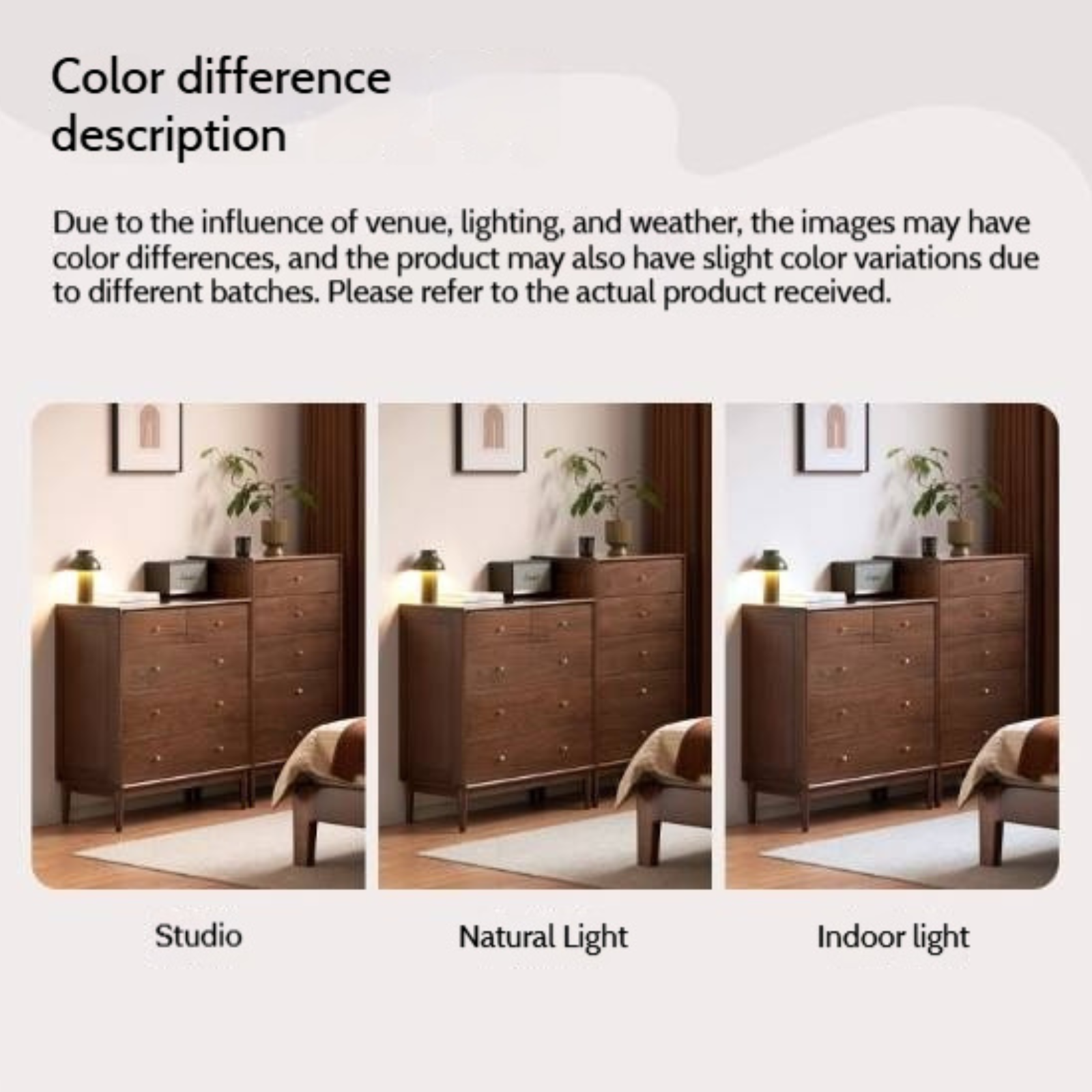 Red Zebrawood Solid Wood Modern Minimalist Chest of Drawers