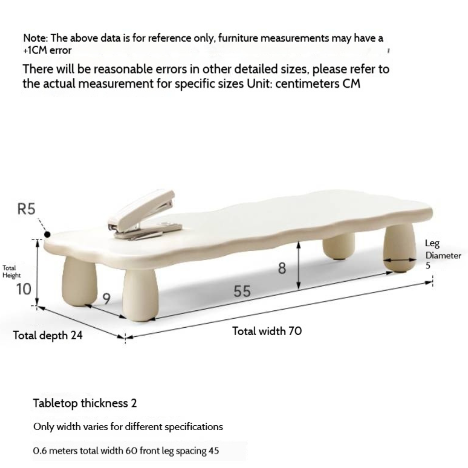 Tulipwood Solid Wood Computer Desktop, Storage Rack