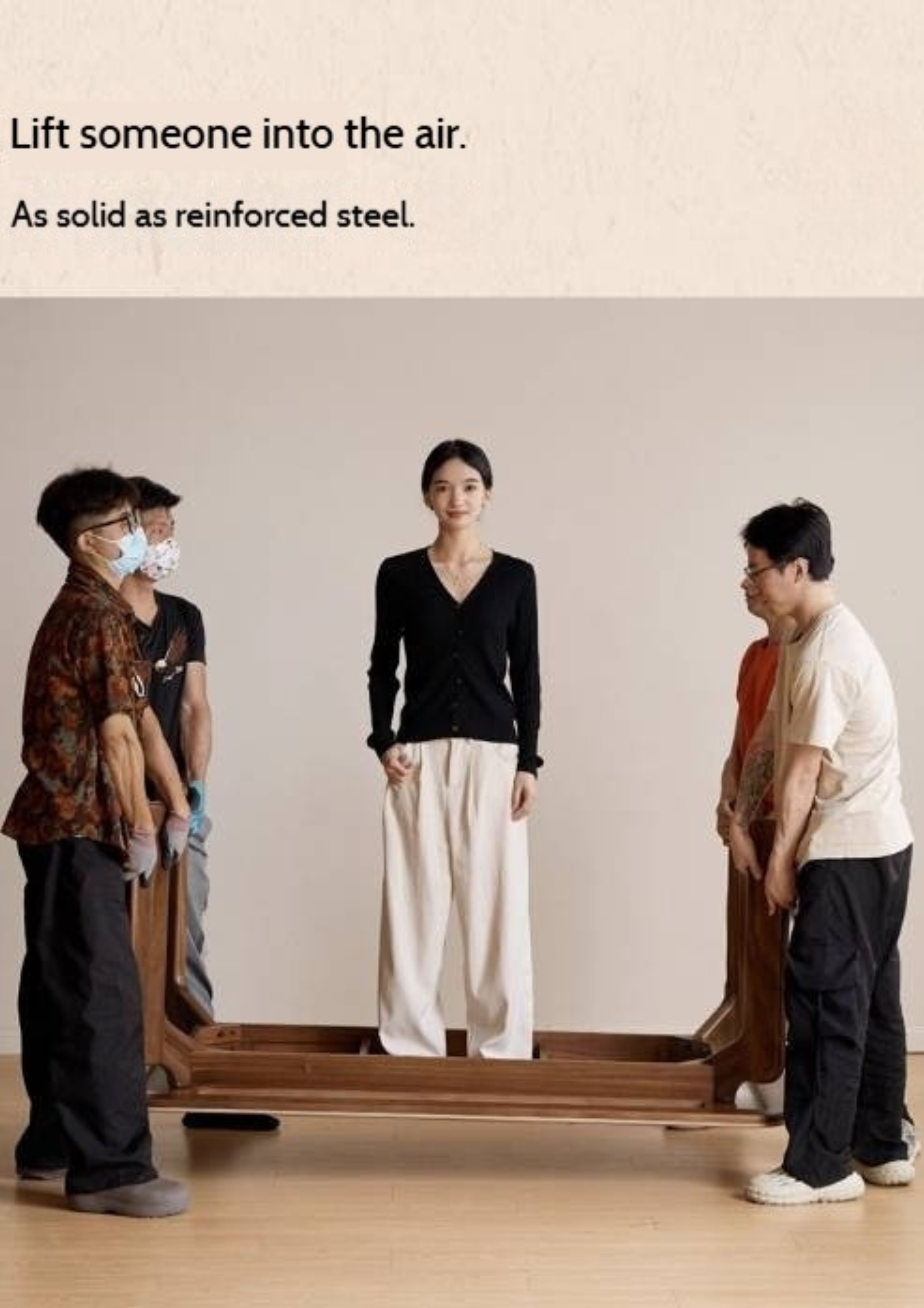 Sandalwood Solid Wood Rock Board Retro Antique Style Dining Table