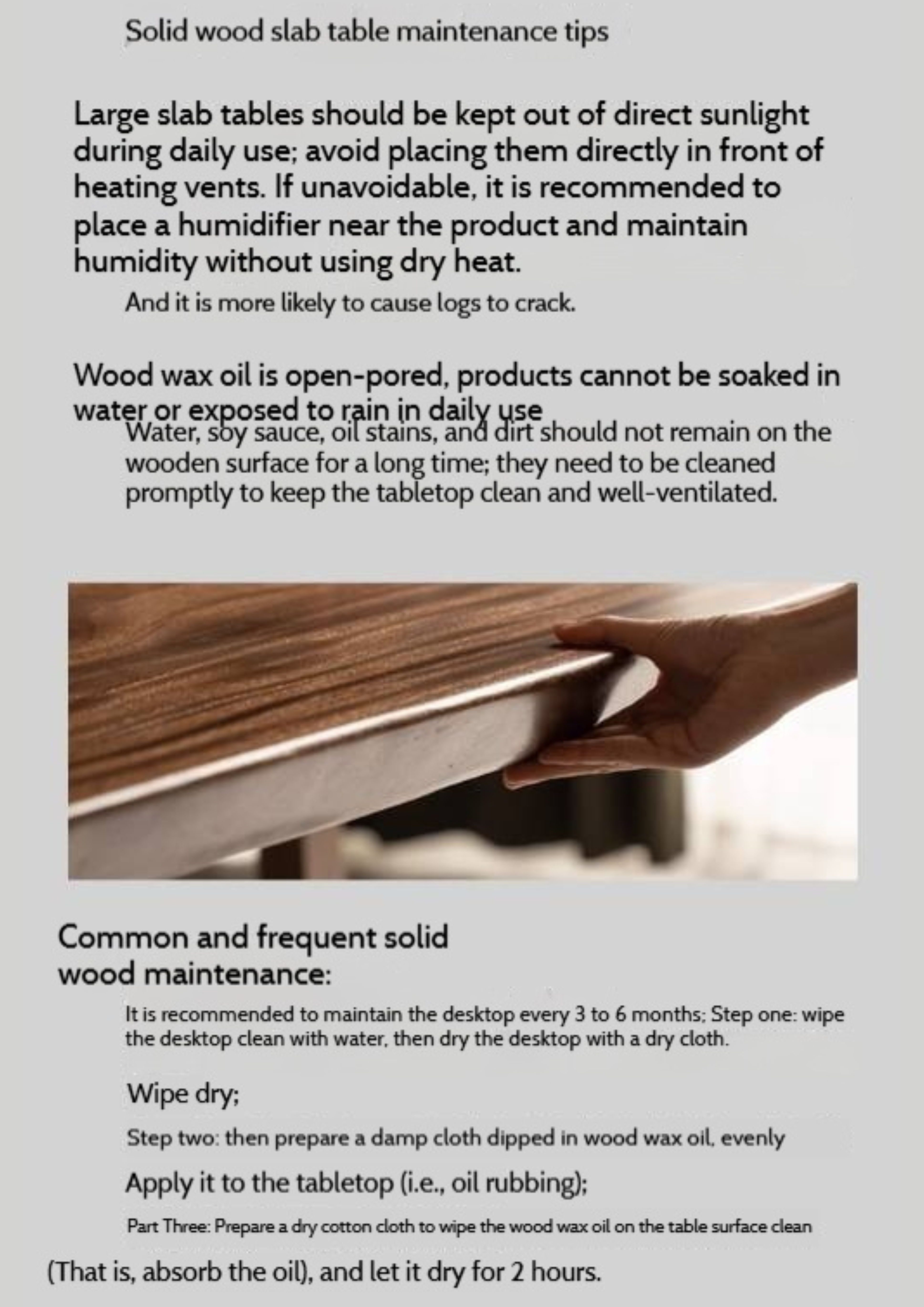 Black Walnut Solid Wood Natural Edge Tea Table