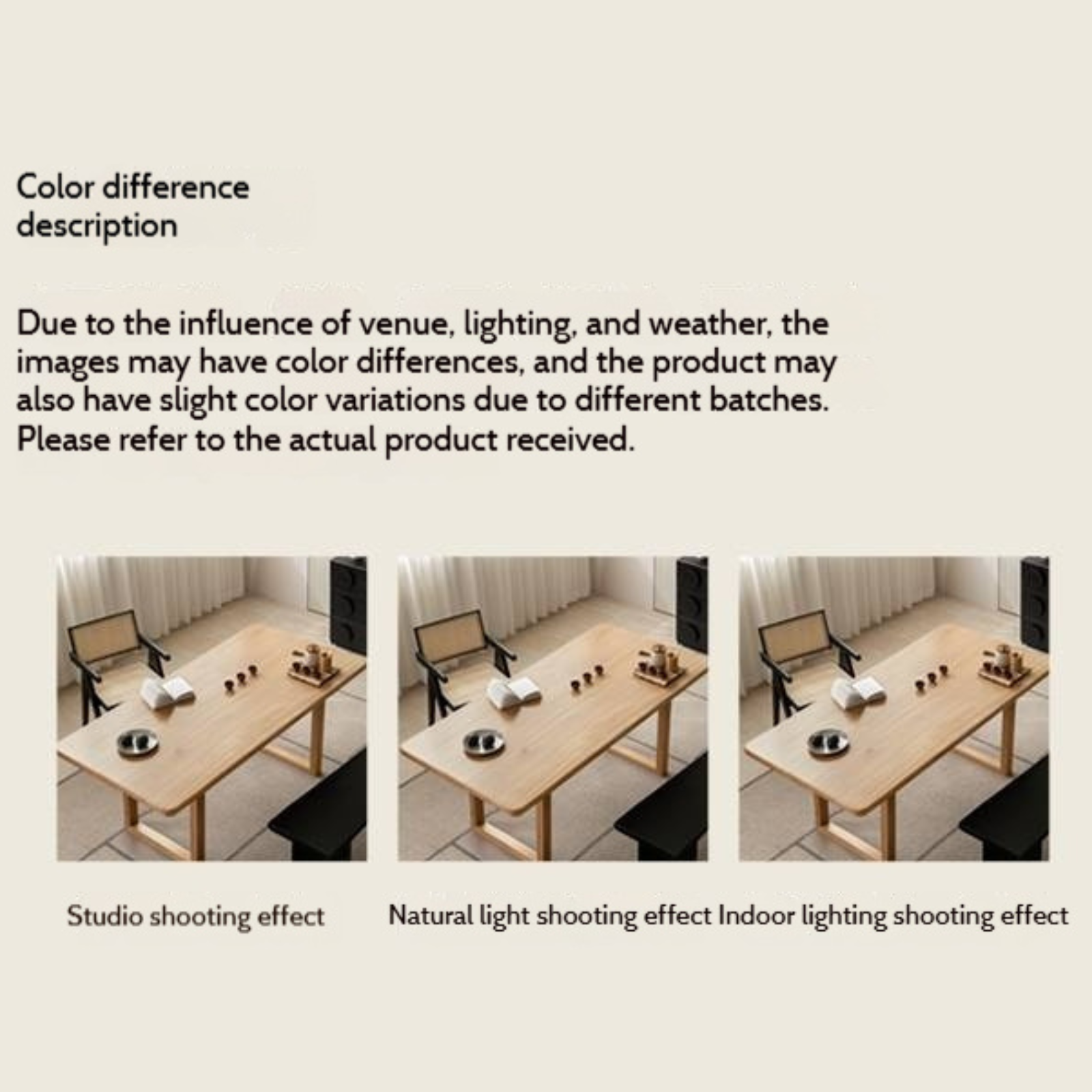 Ash, Oak, Elm Solid Wood Wabi Sabi Style Dining Table