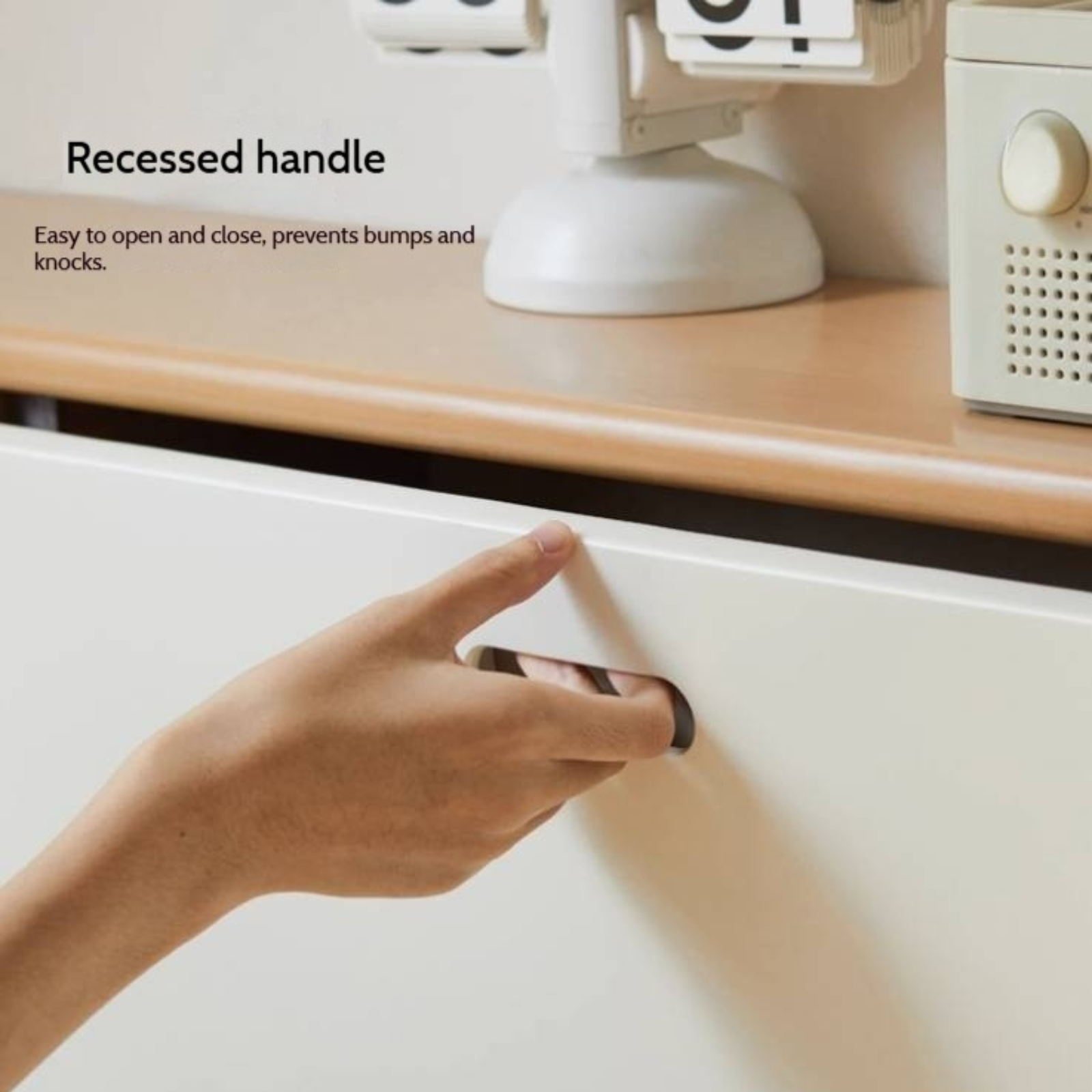 Birch Solid Wood Ultra-Thin Shoe Cabinet