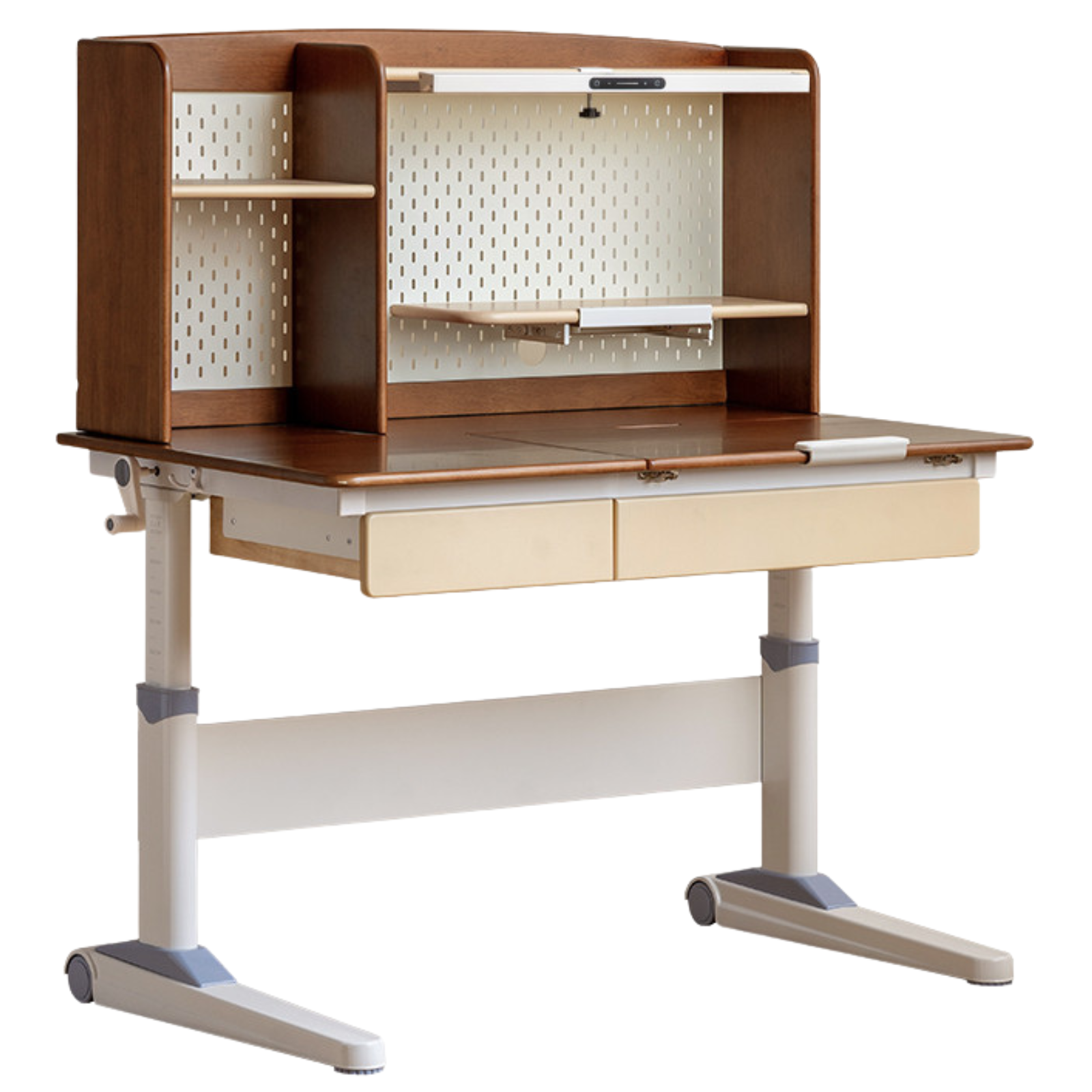 Solid Rubberwood Retro Style Children's Study Desk