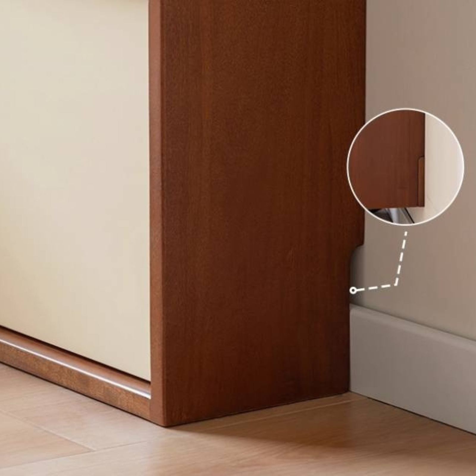 Poplar Solid Wood Middle Ages Style Shoe Cabinet