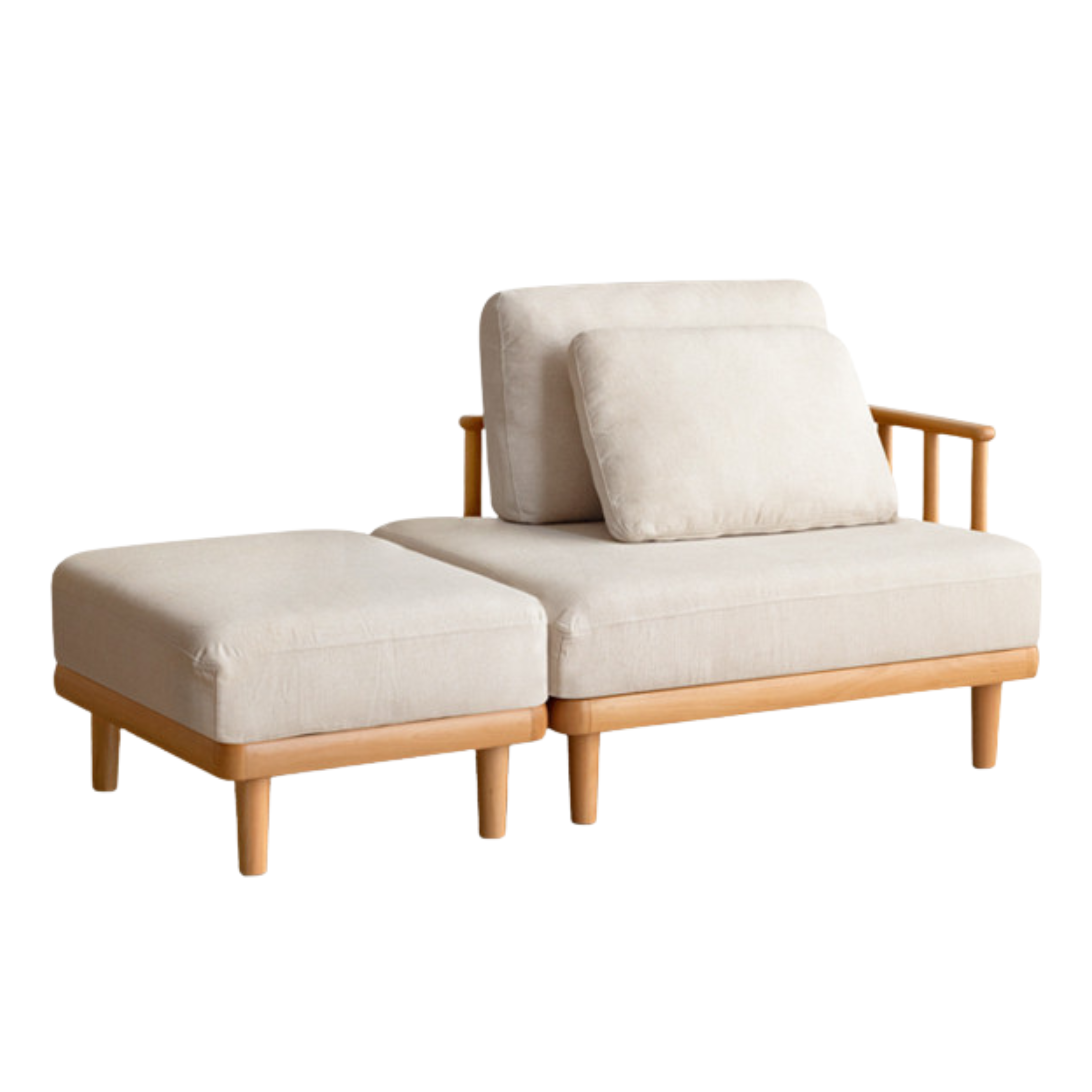 European Beech Wood Fabric Free Combination Sofa