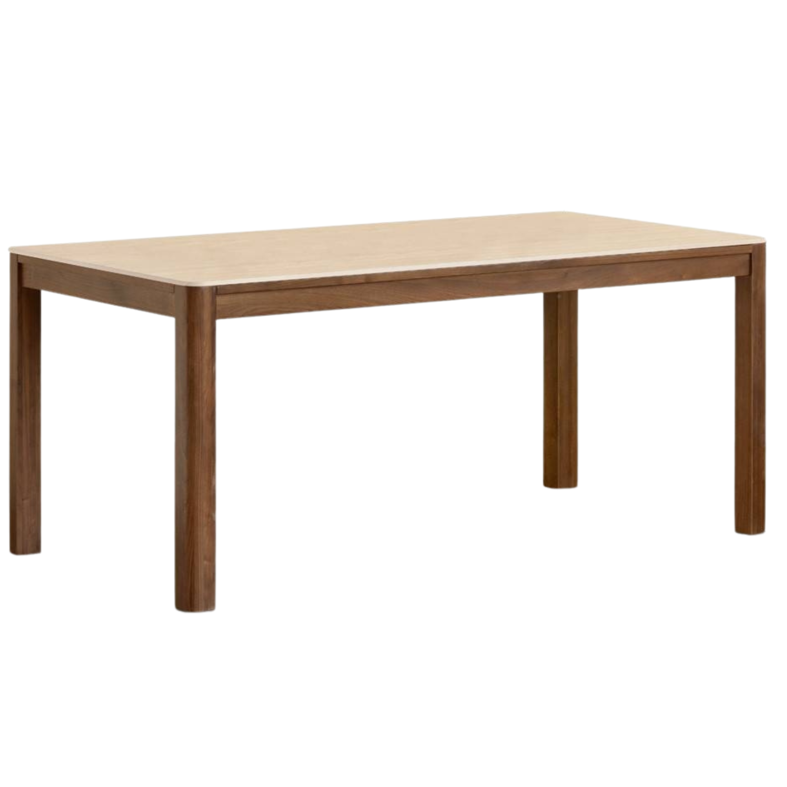 Black Walnut Solid Wood Light Luxury Style Rock Plate Dining Table