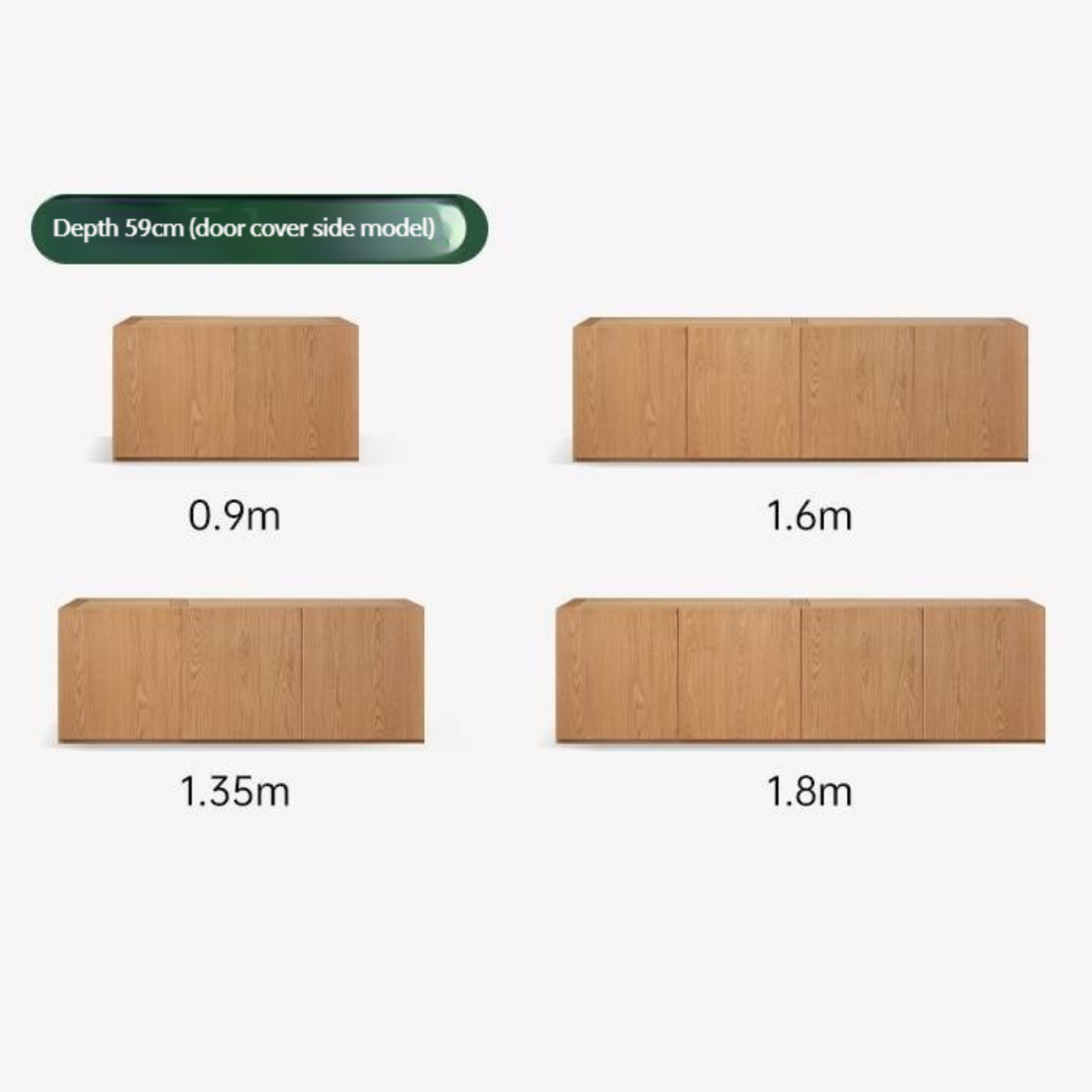 Oak, Ash, Cherry Solid Wood Modern Simple Wardrobe Top