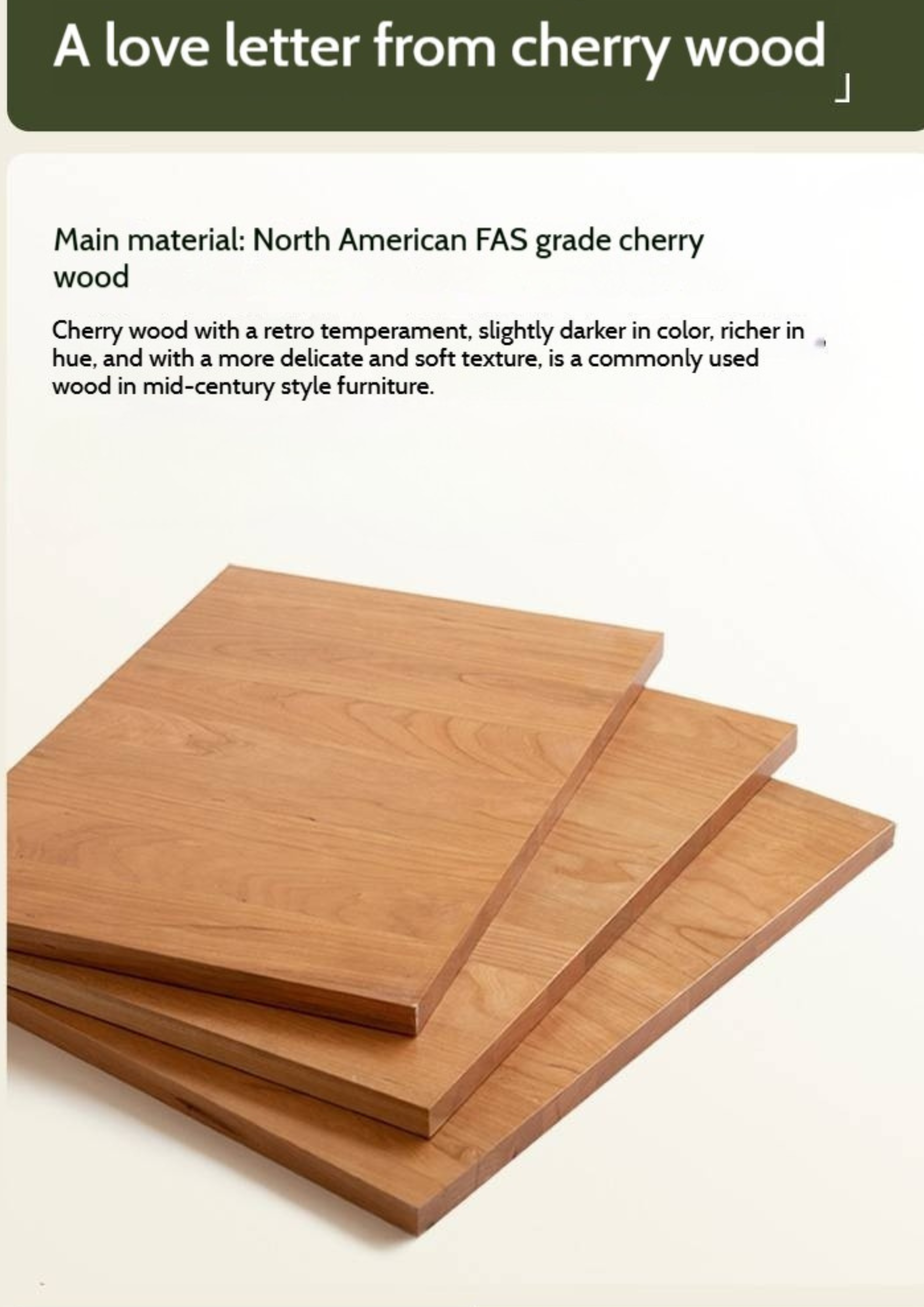 Cherry Solid Wood Entrance Shoe Cabinet