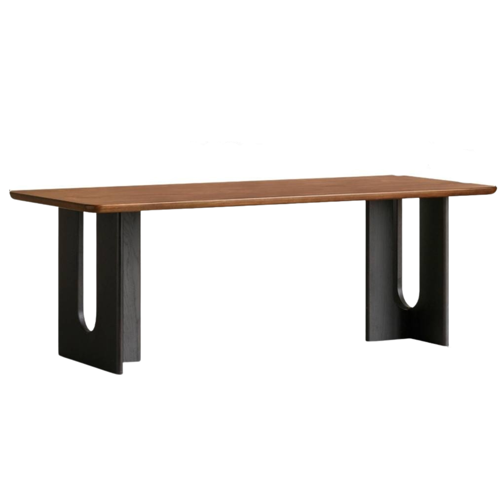 Black Walnut Solid Wood Light Luxury Dining Table