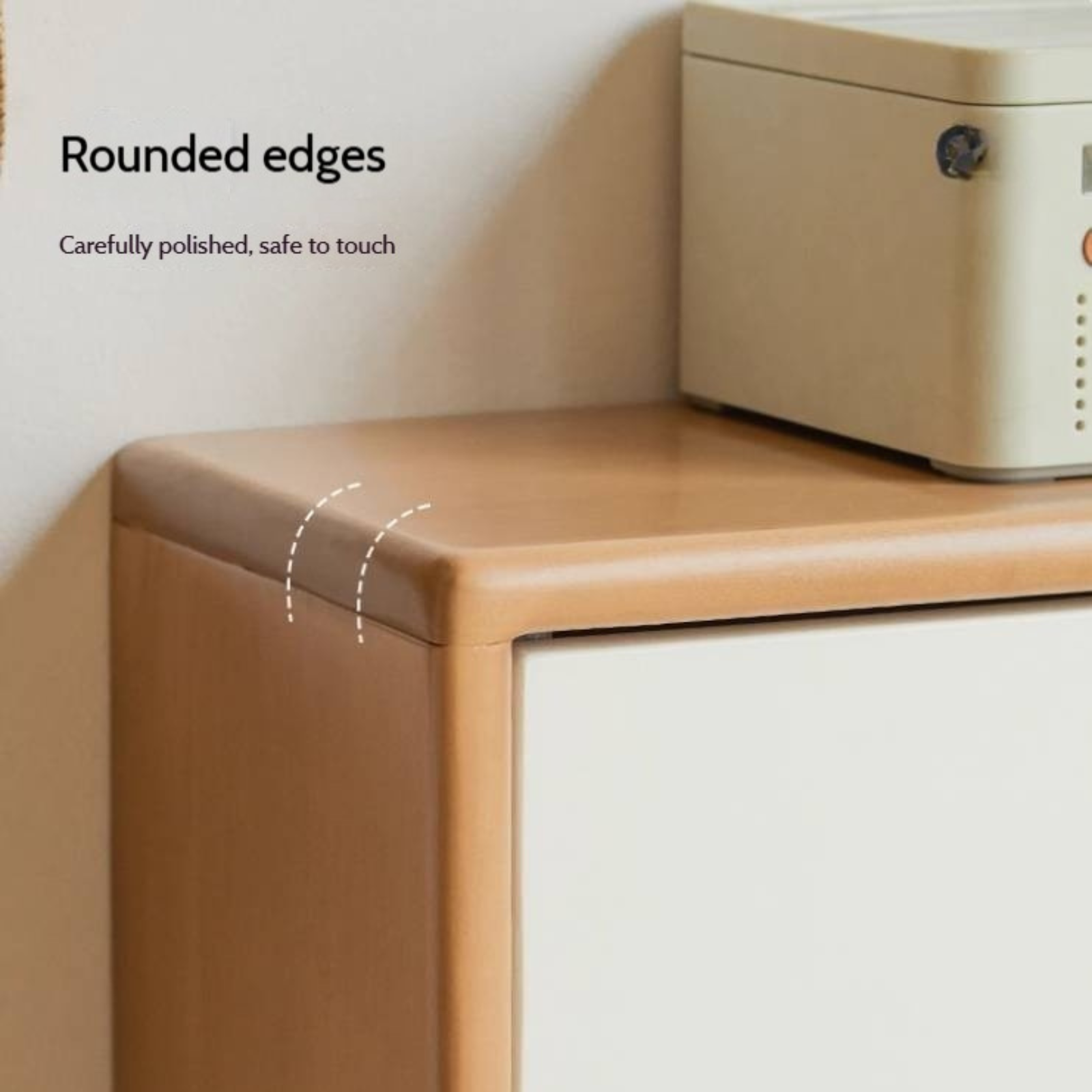 Birch Solid Wood Ultra-Thin Shoe Cabinet