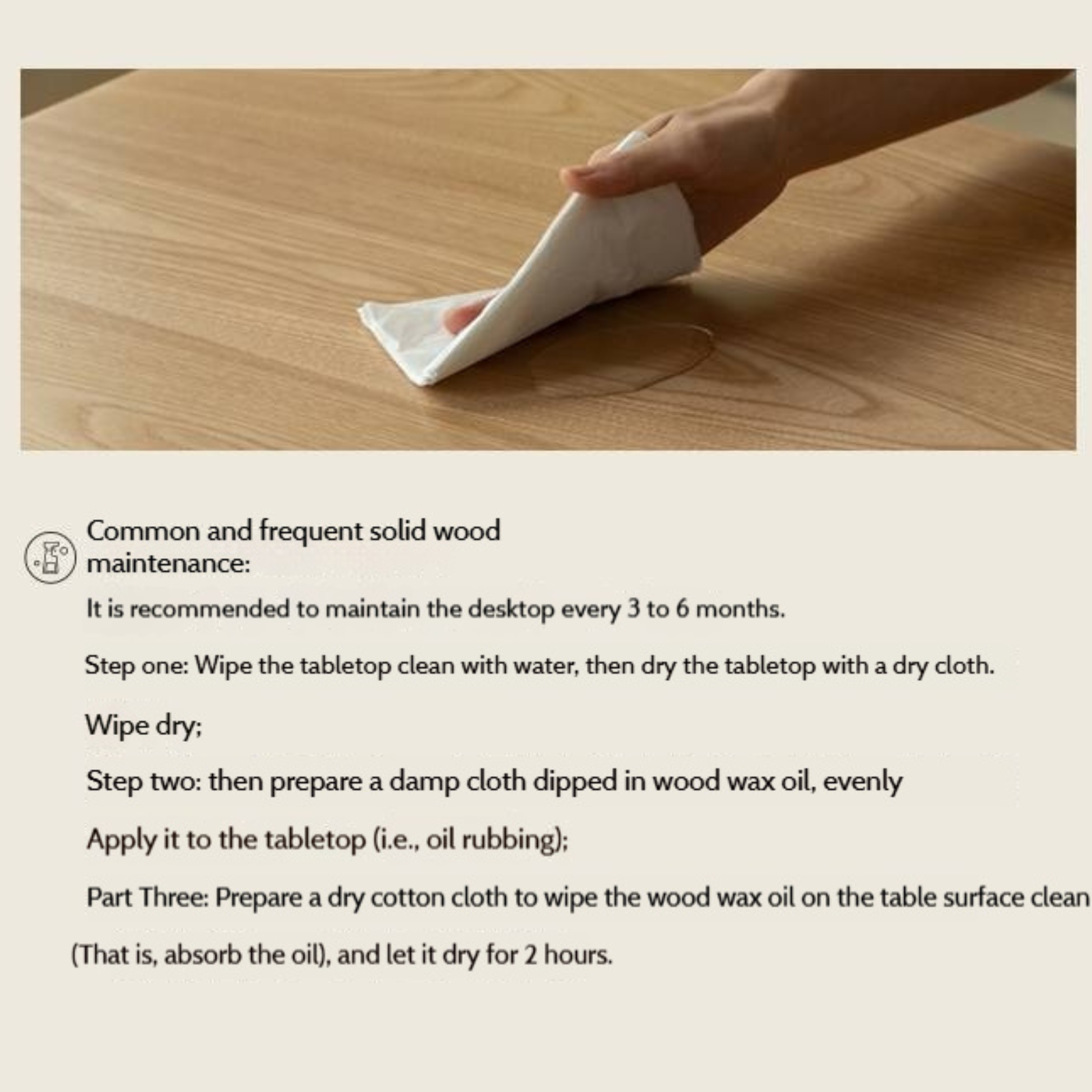 Ash, Oak, Elm Solid Wood Wabi Sabi Style Dining Table