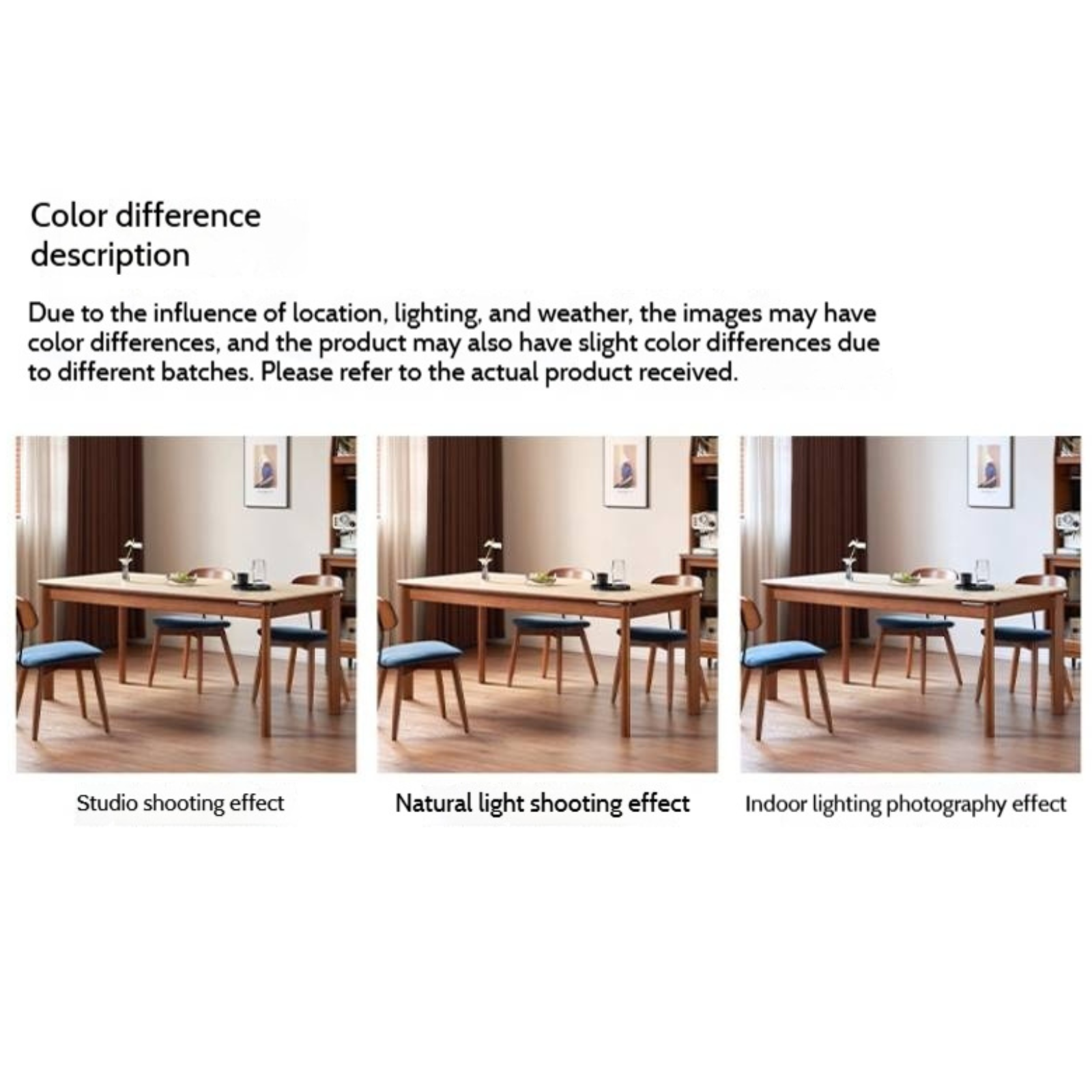 Tulipwood Solid Wood Vintage Style Restaurant Stone Slab Dining Table