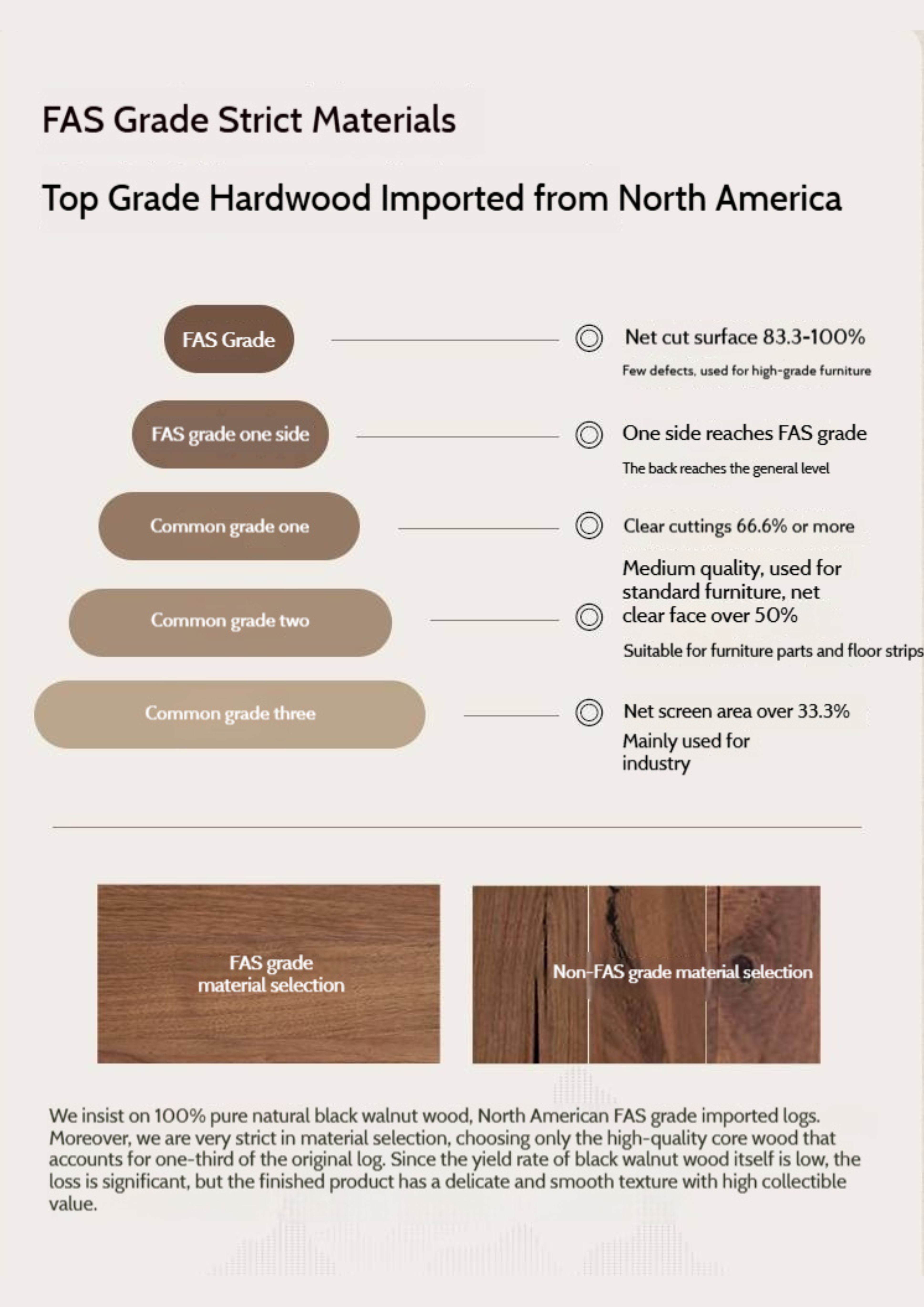 Black Walnut, Ash Two Door Shoe Cabinet Entrance