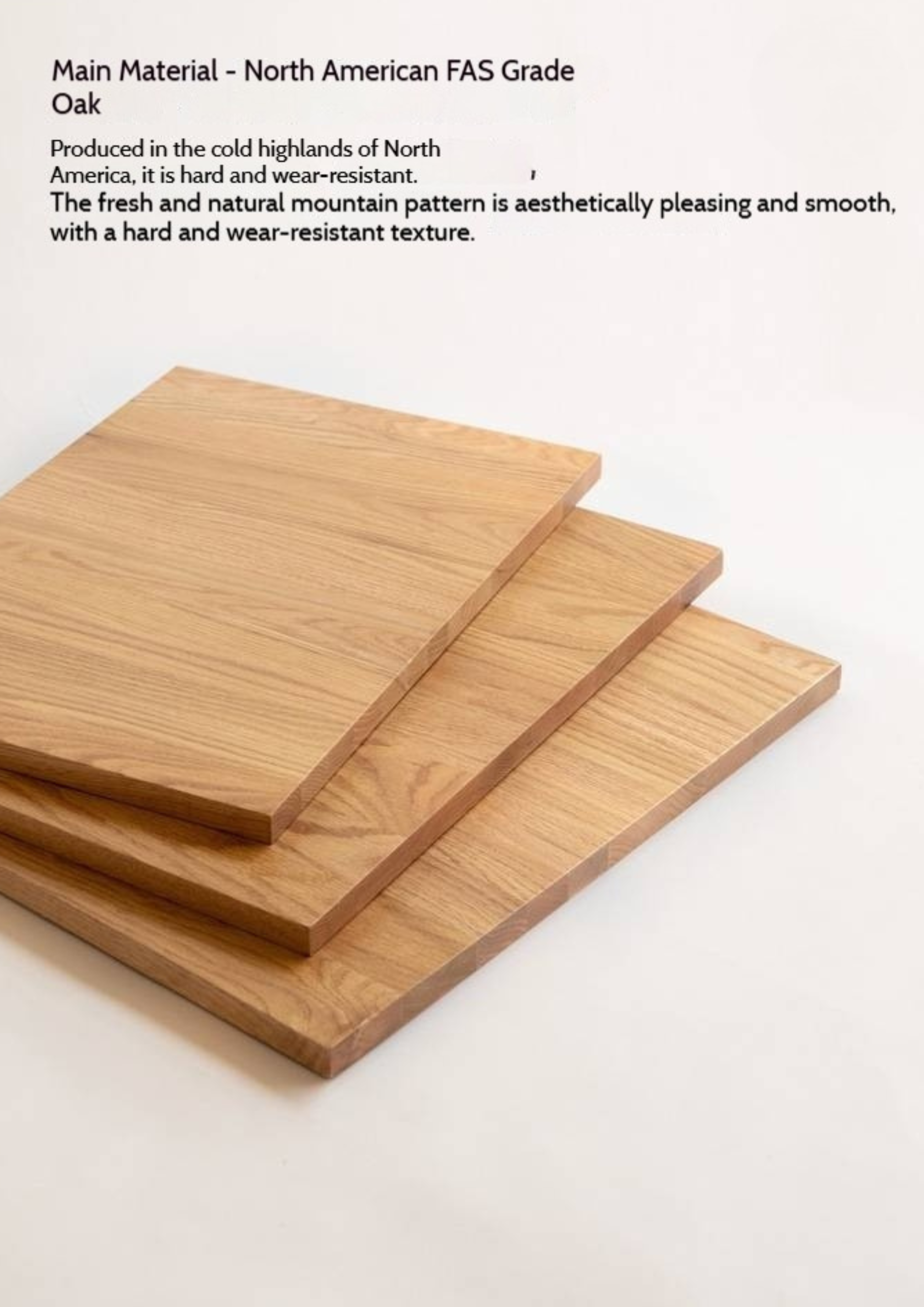 Oak, Cherry, Solid Rubberwood Multi-Layer Creative Corner Bookshelf