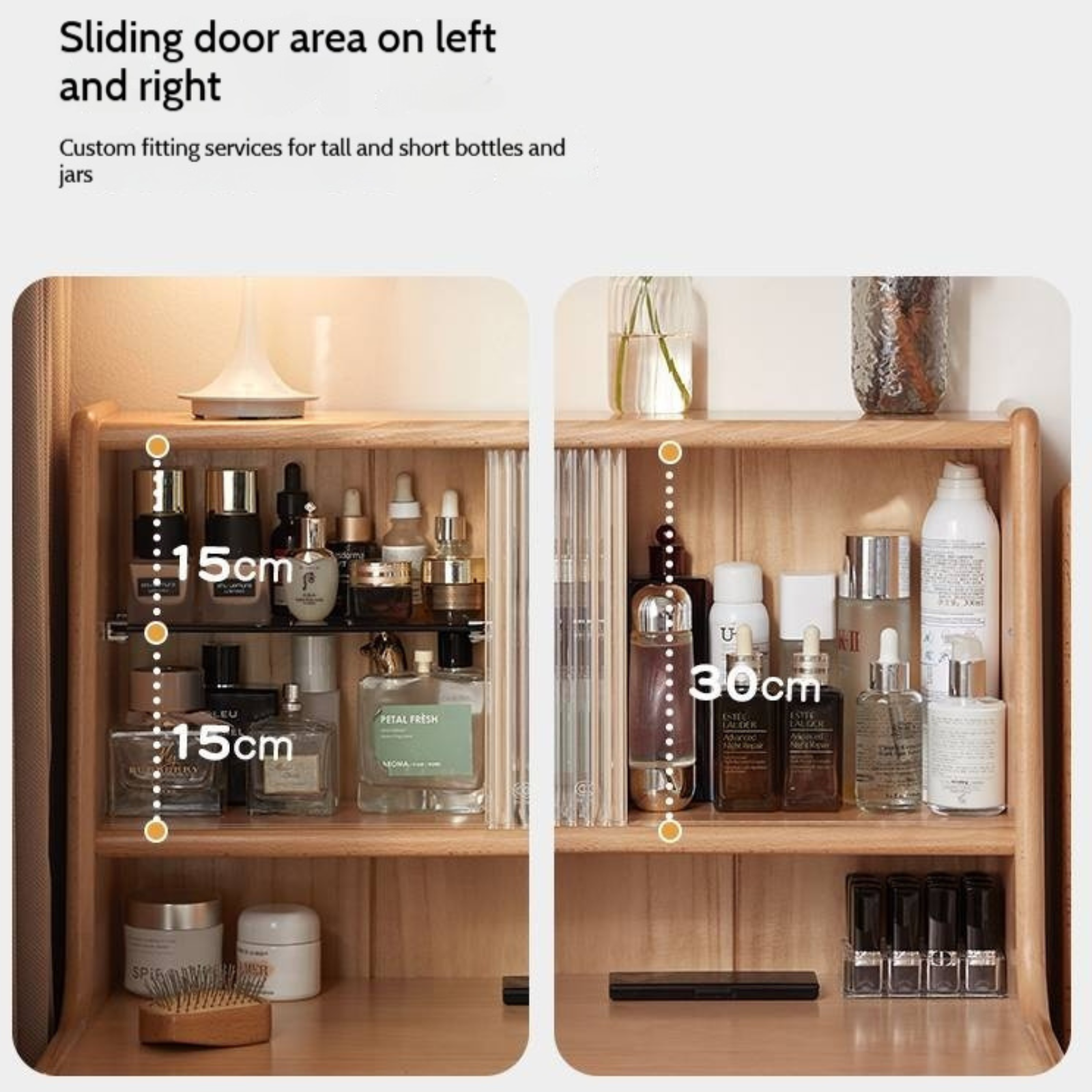 Beech Solid Wood Multifunctional Dressing Table Makeup