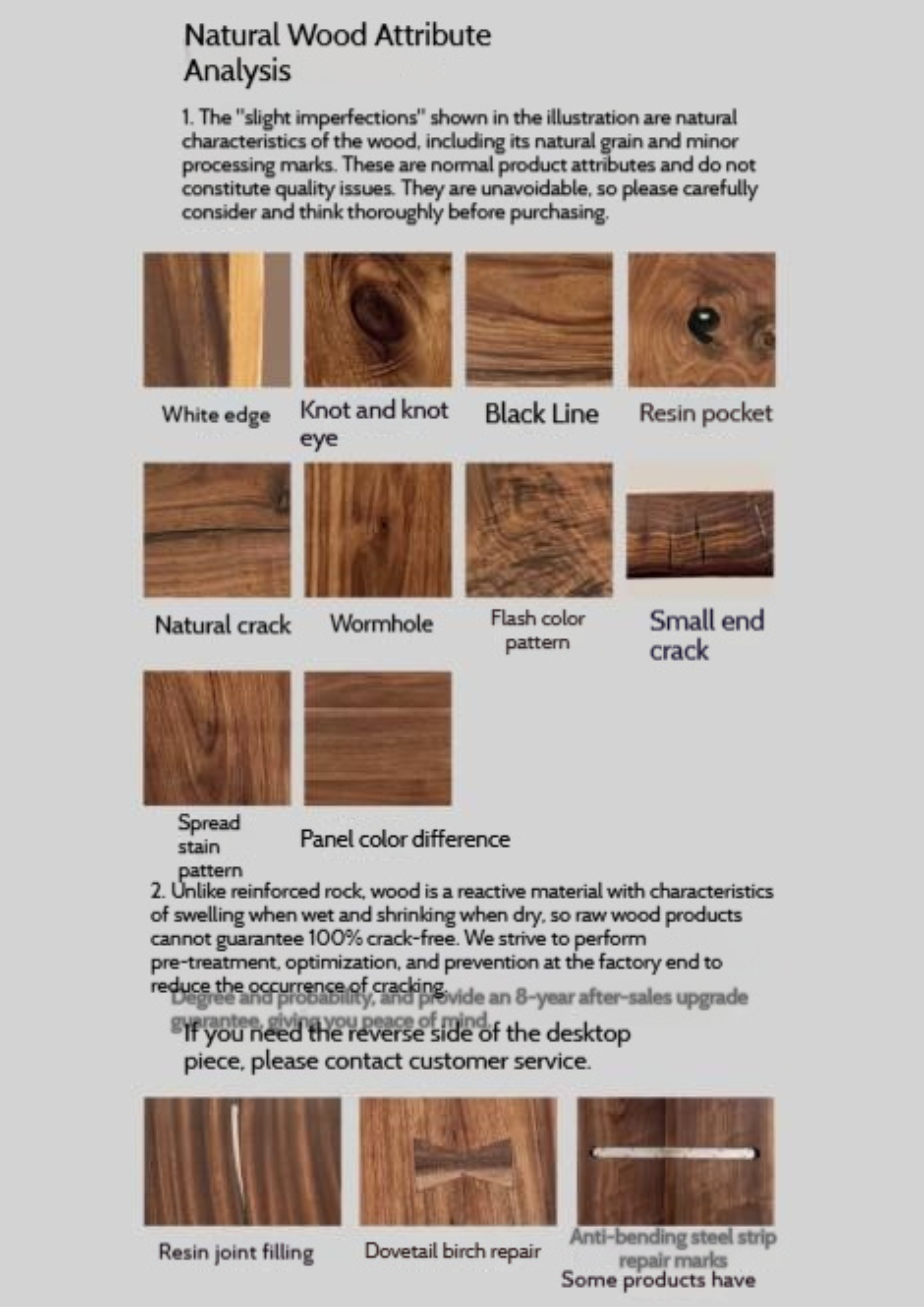 Black Walnut Solid Wood Natural Edge Tea Table