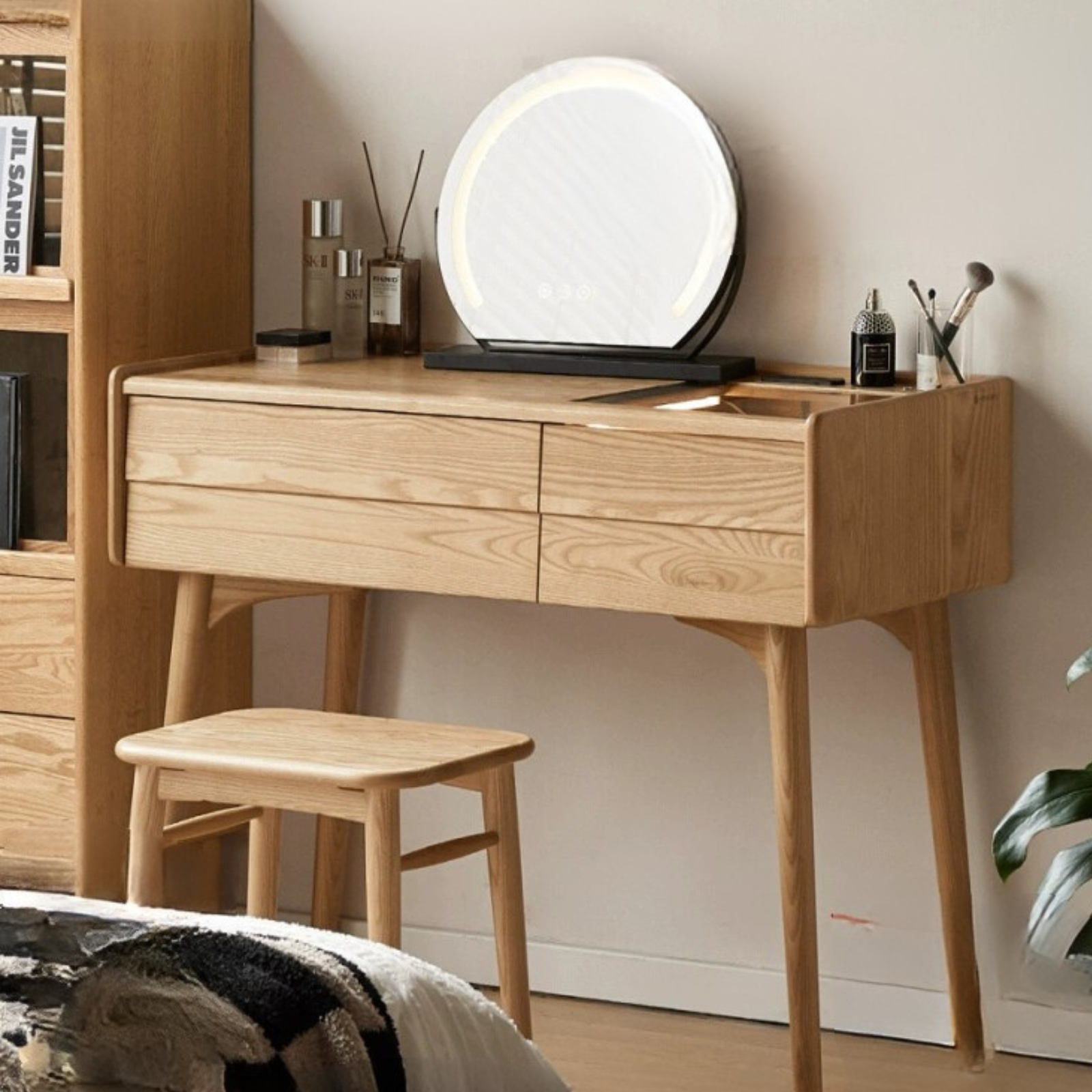 Ash Solid Wood Modern Dressing Table