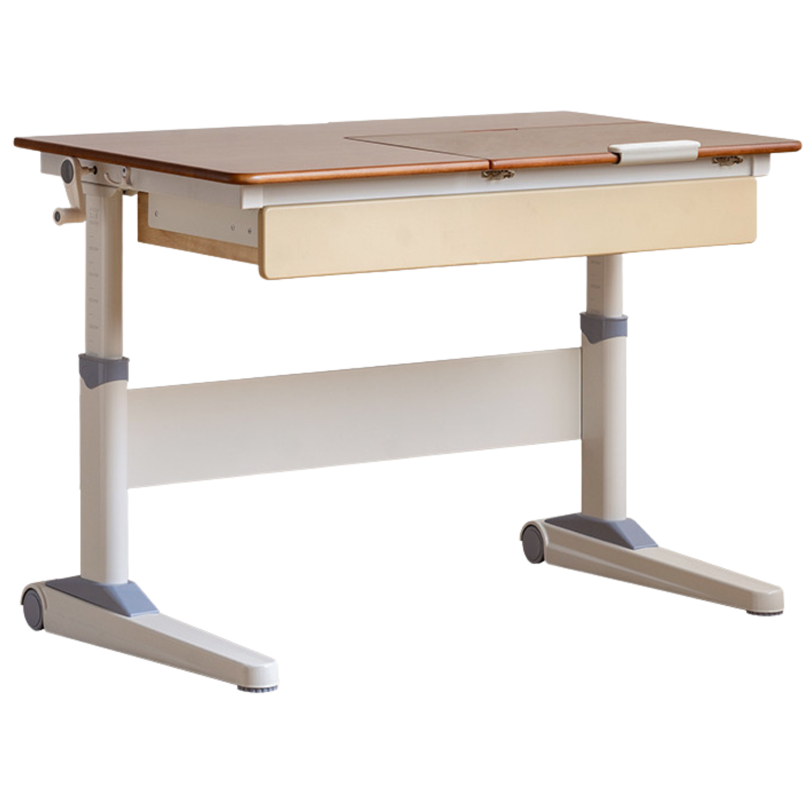 Solid Rubberwood Retro Style Children's Study Desk