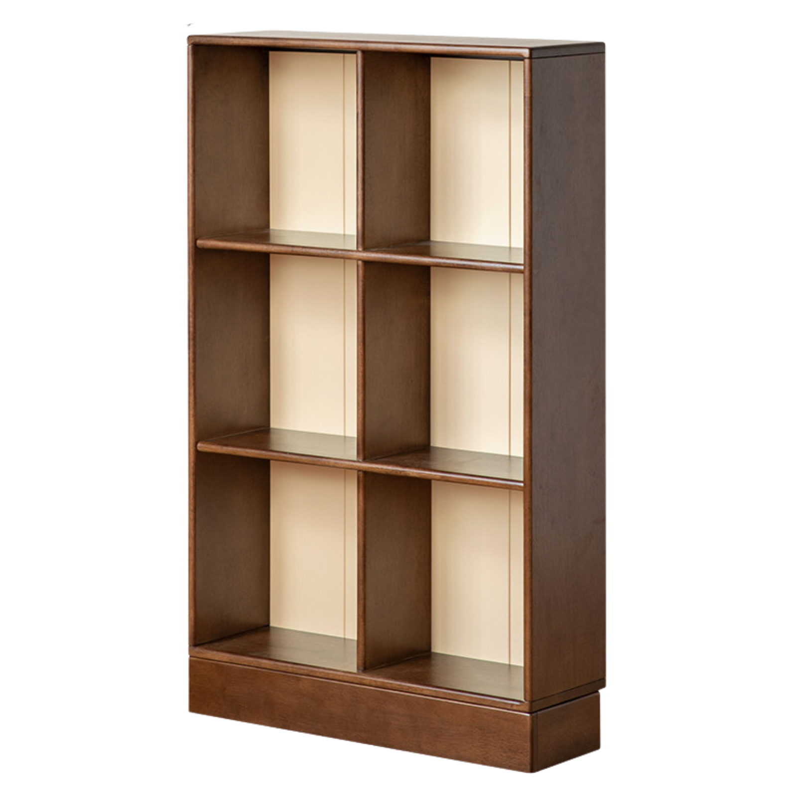 Solid Rubberwood Retro Style Children's Bookcase