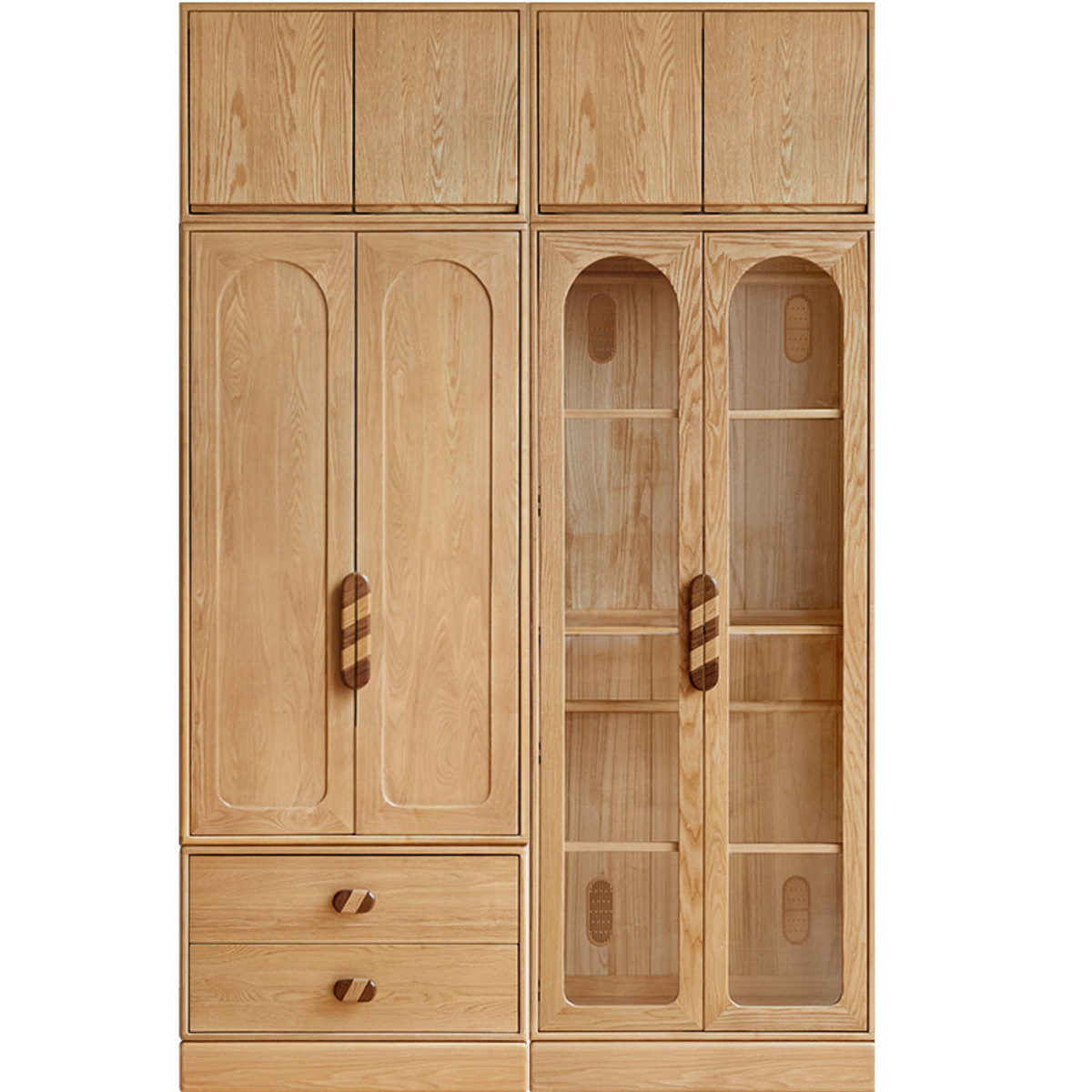 Oak Solid Wood Original Wood Style Children's Wardrobe