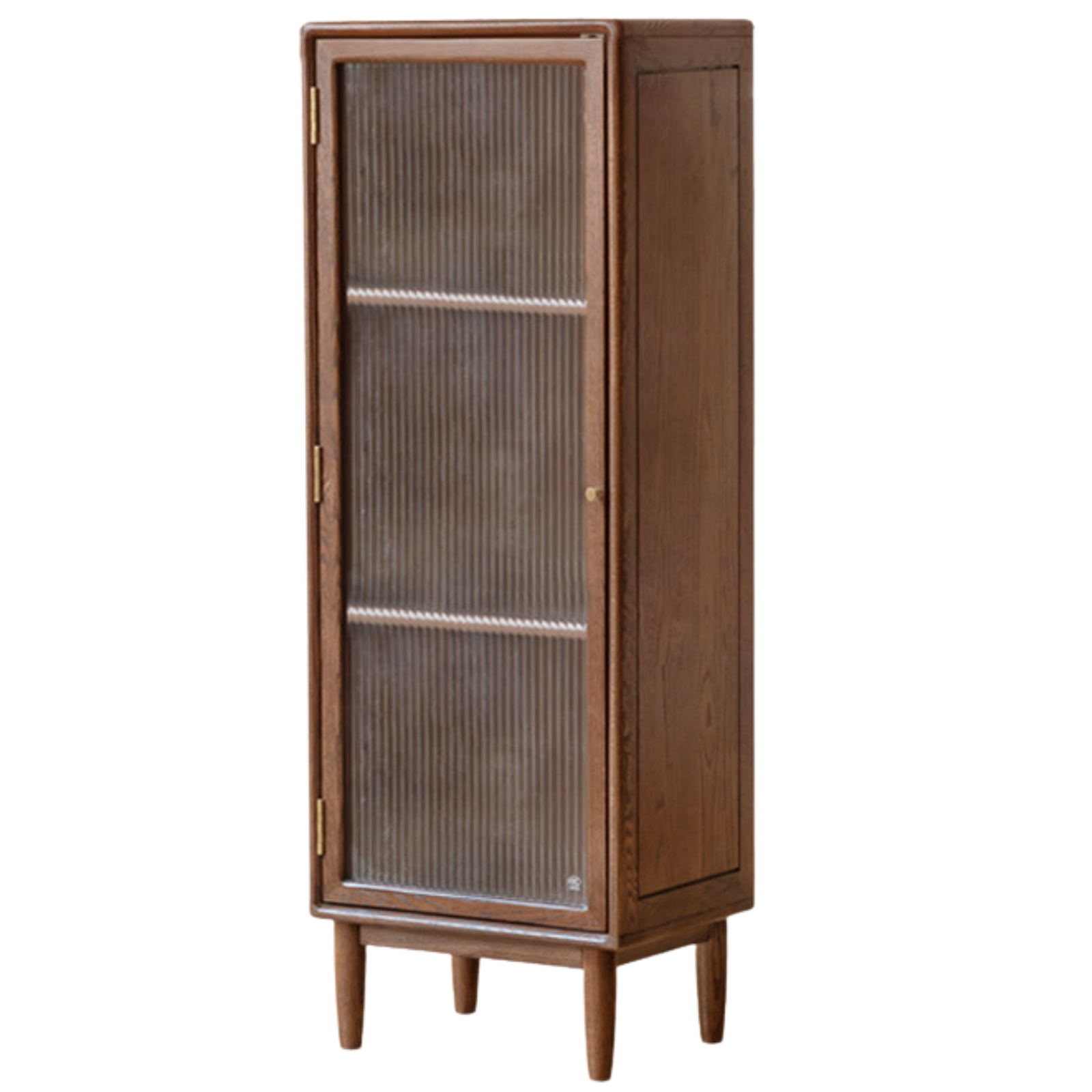 Ash Solid Wood Modern Side Cabinet.