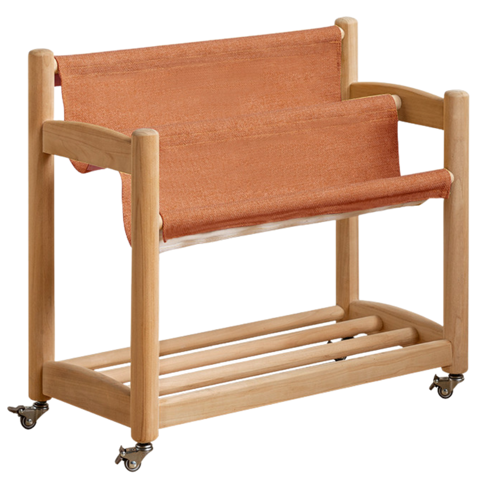 Poplar Solid Wood Movable Children's Bookshelf