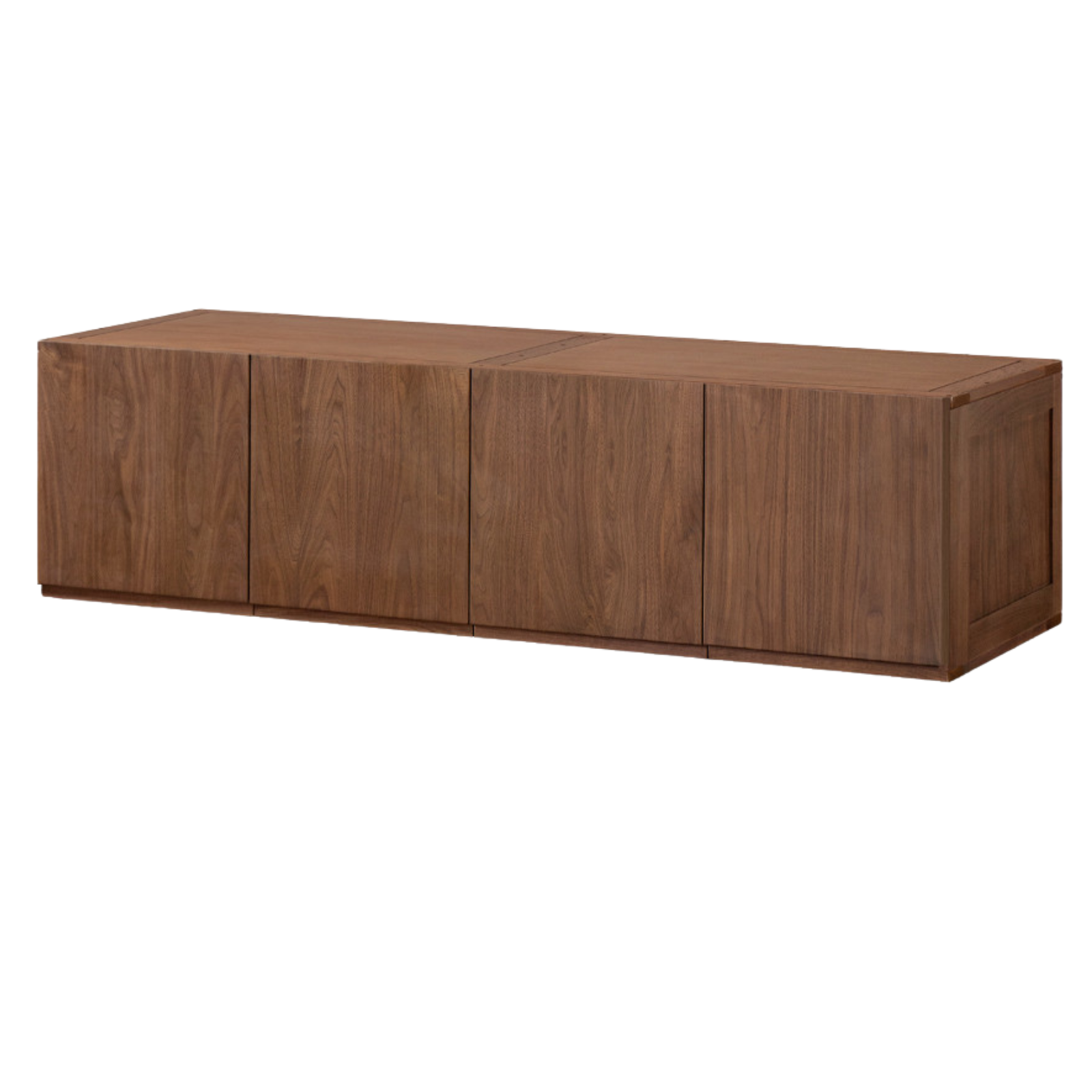 Black Walnut, Ash, Oak Solid Wood  Light Luxury Wardrobe Top Cabinet